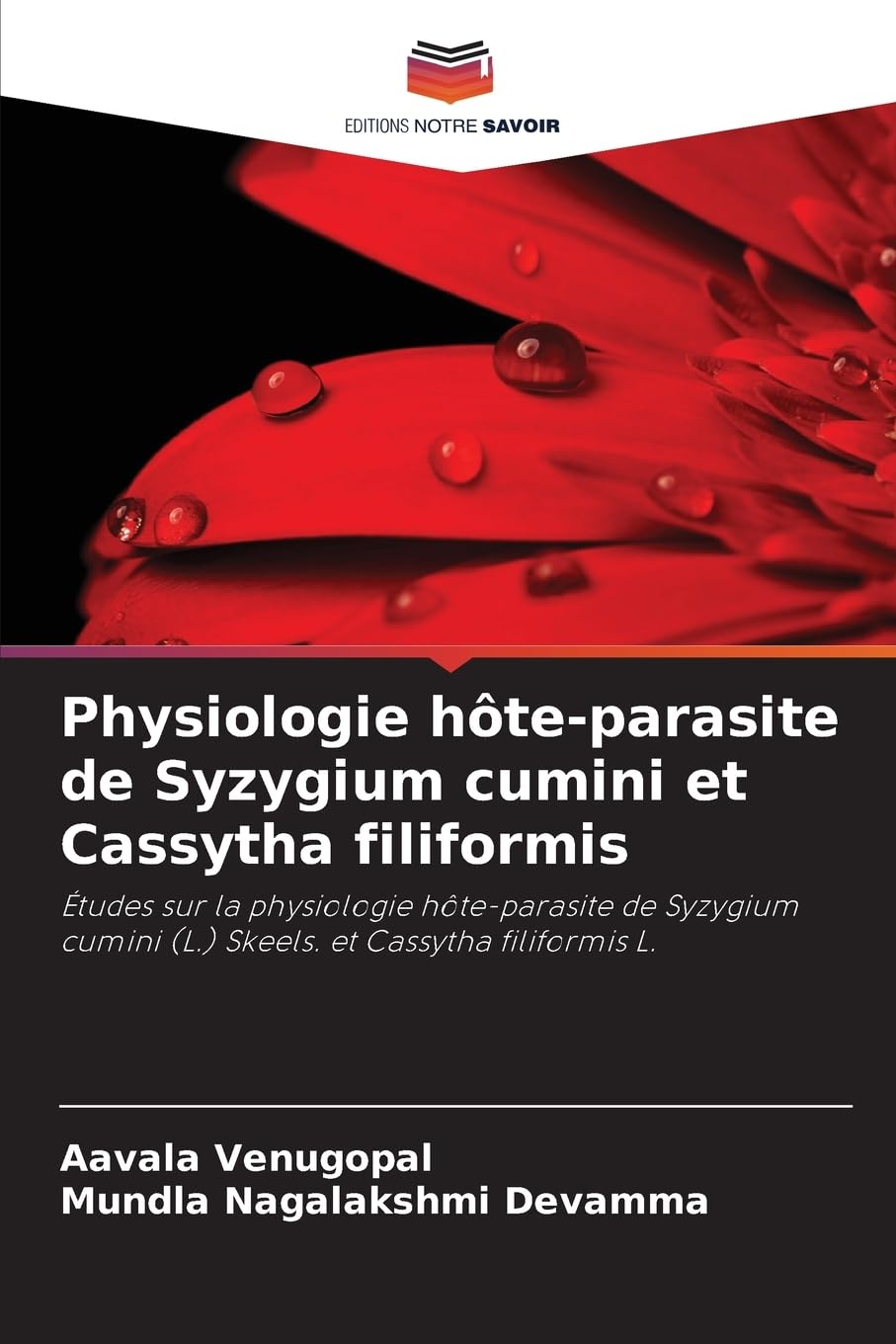 Physiologie hôte-parasite de Syzygium cumini et Cassytha filiformis Natural Sciences