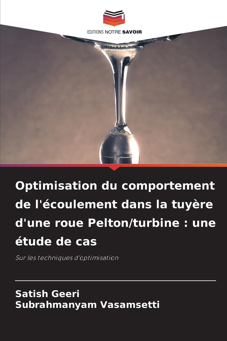 Optimisation du comportement de l'écoulement dans la tuyère d'une roue Pelton/turbine : une étude de cas: Sur les techniques d'optimisation Mathematics