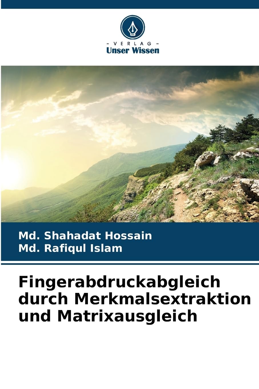 Fingerabdruckabgleich durch Merkmalsextraktion und Matrixausgleich Law