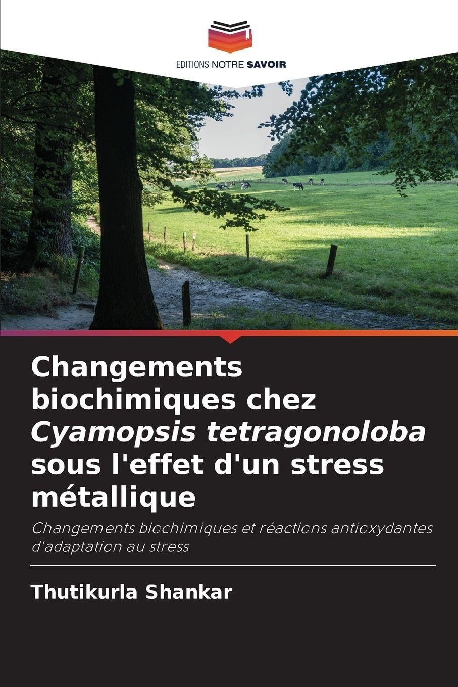 Changements biochimiques chez Cyamopsis tetragonoloba sous l'effet d'un stress métallique Natural Sciences