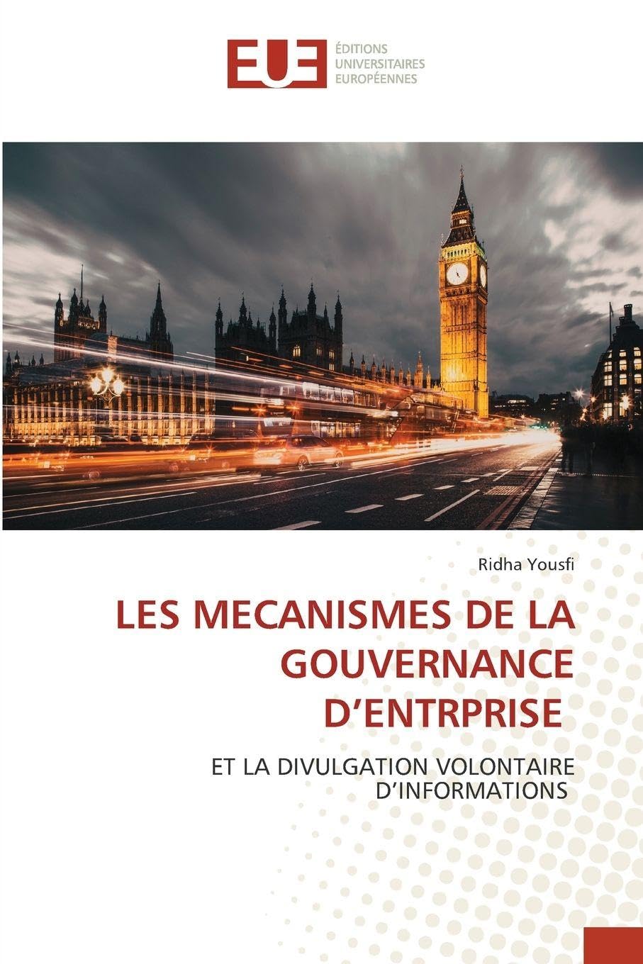LES MECANISMES DE LA GOUVERNANCE D'ENTRPRISE Law