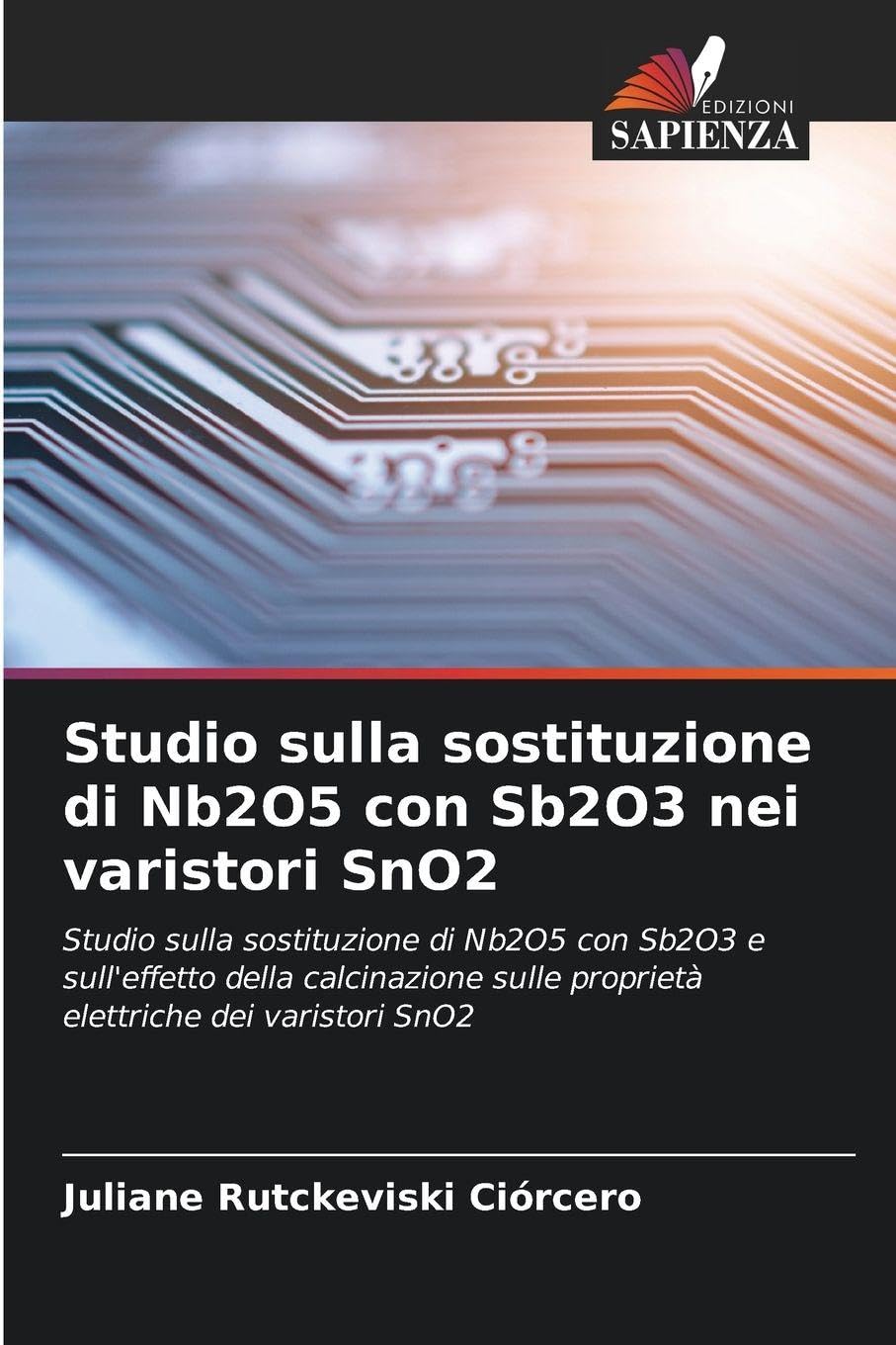 Studio sulla sostituzione di Nb2O5 con Sb2O3 nei varistori SnO2 Natural Sciences