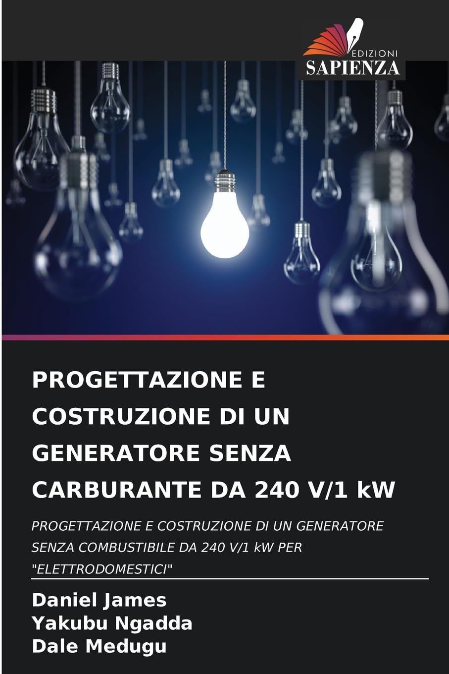 PROGETTAZIONE E COSTRUZIONE DI UN GENERATORE SENZA CARBURANTE DA 240 V/1 kW Natural Sciences