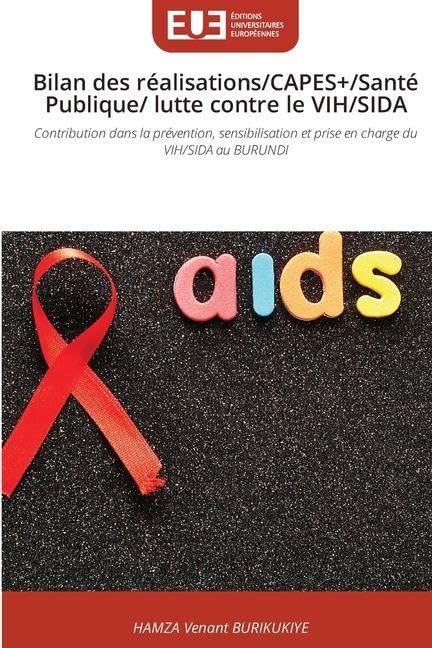 Bilan des réalisations/CAPES+/Santé Publique/ lutte contre le VIH/SIDA Law