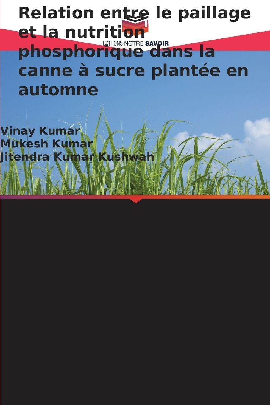 Relation entre le paillage et la nutrition phosphorique dans la canne à sucre plantée en automne Natural Sciences