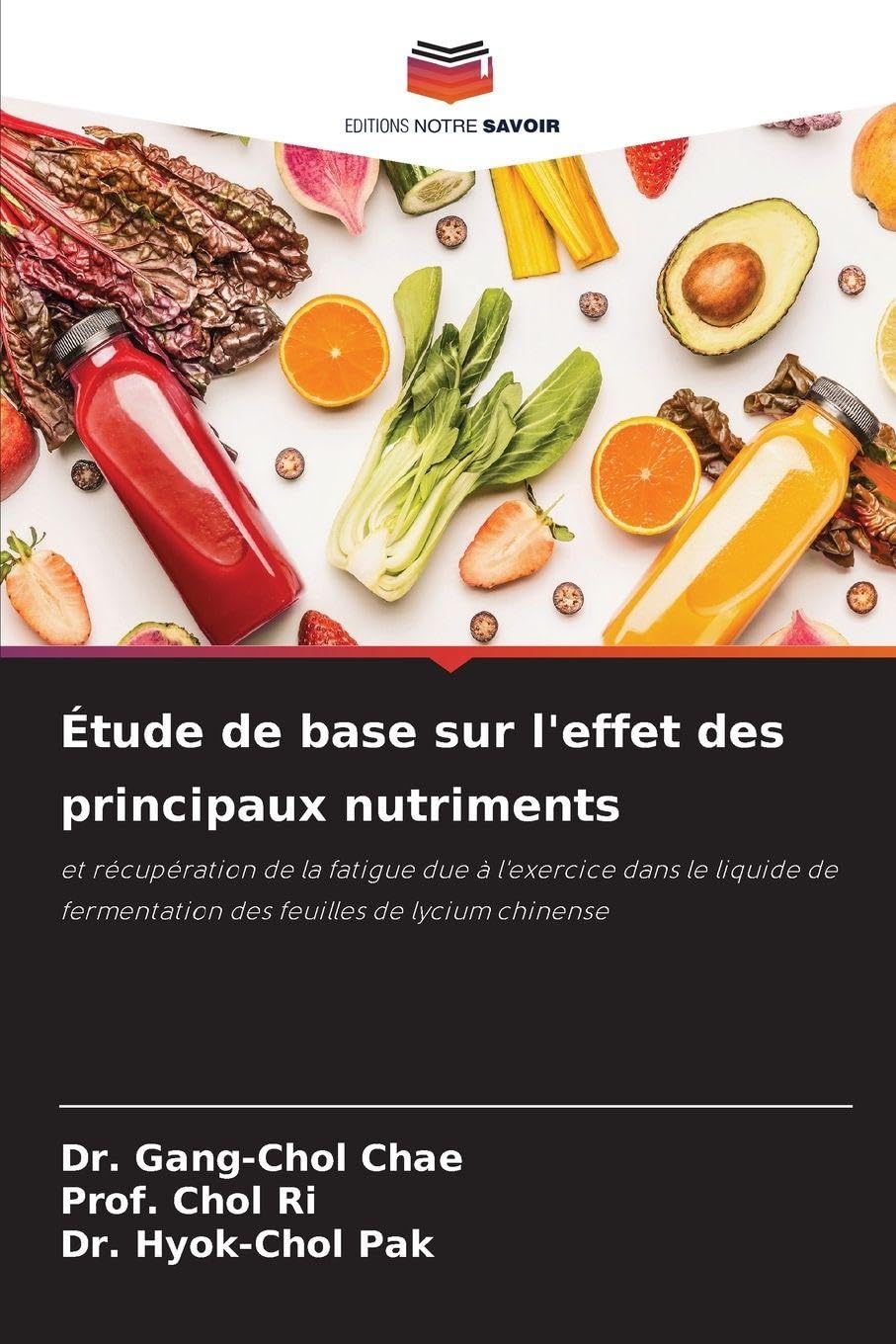 Étude de base sur l'effet des principaux nutriments Medicine