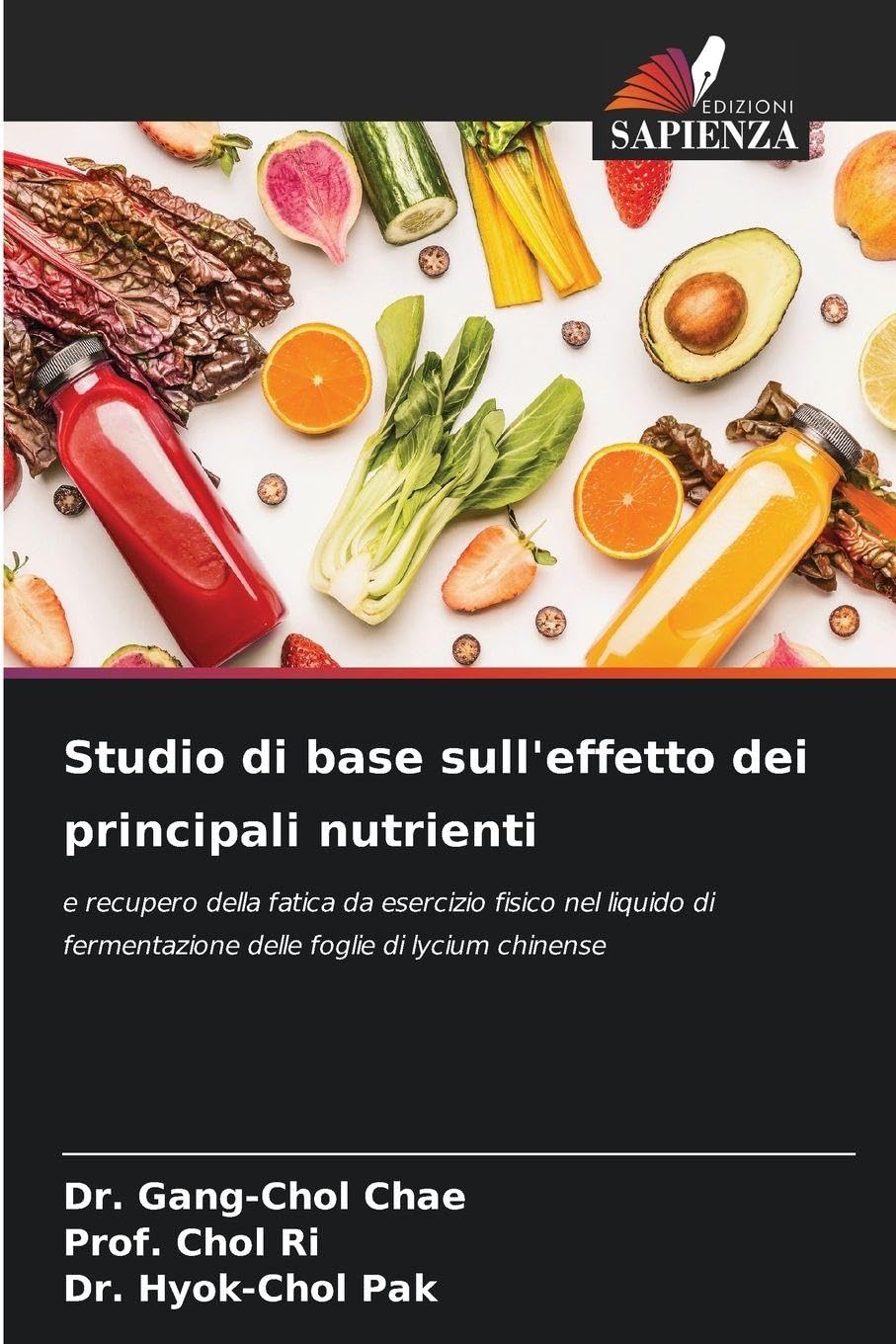 Studio di base sull'effetto dei principali nutrienti Medicine