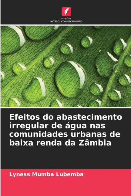 Efeitos do abastecimento irregular de água nas comunidades urbanas de baixa renda da Zâmbia Books