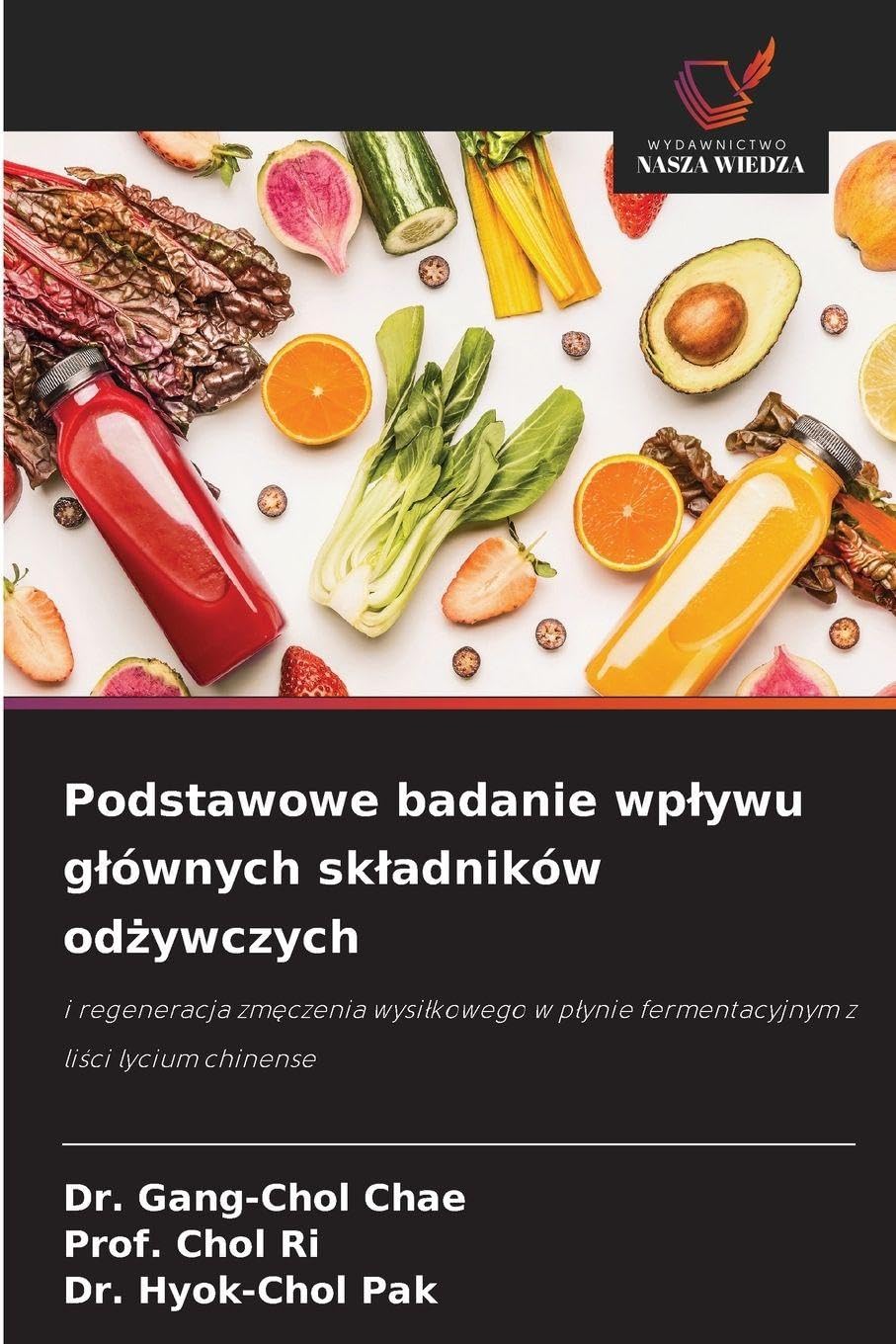 Podstawowe badanie wp¿ywu g¿ównych sk¿adników od¿ywczych Medicine