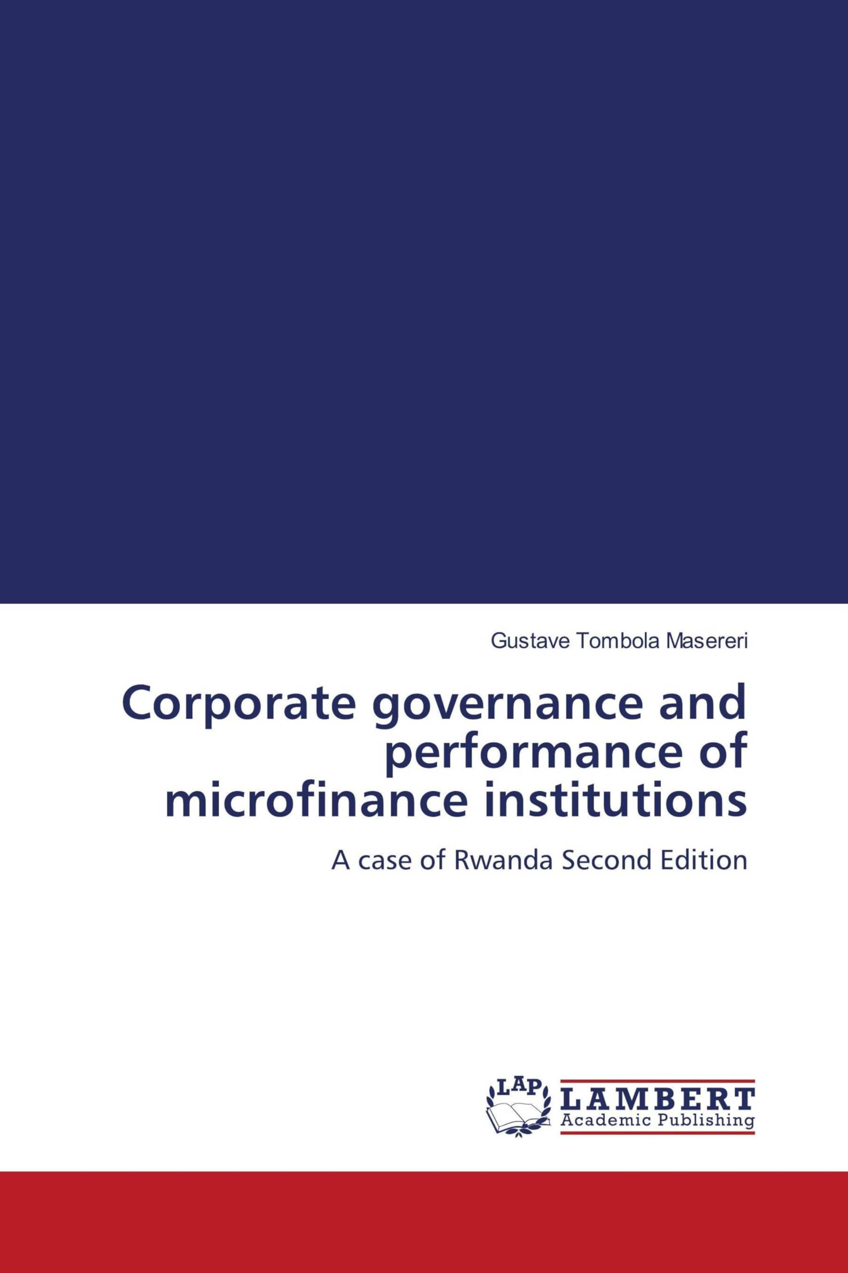 Corporate governance and performance of microfinance institutions Law