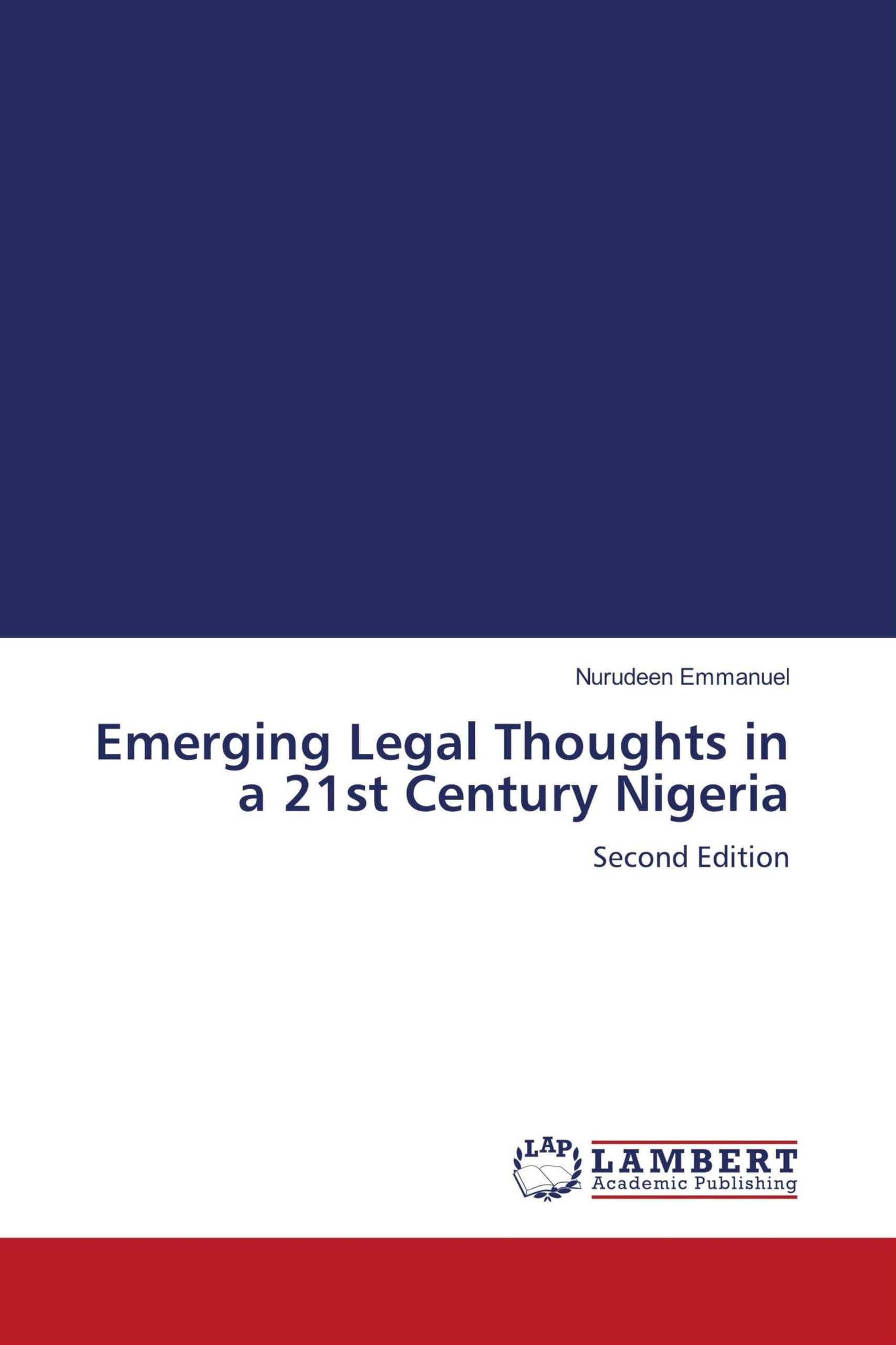 Emerging Legal Thoughts in a 21st Century Nigeria Books