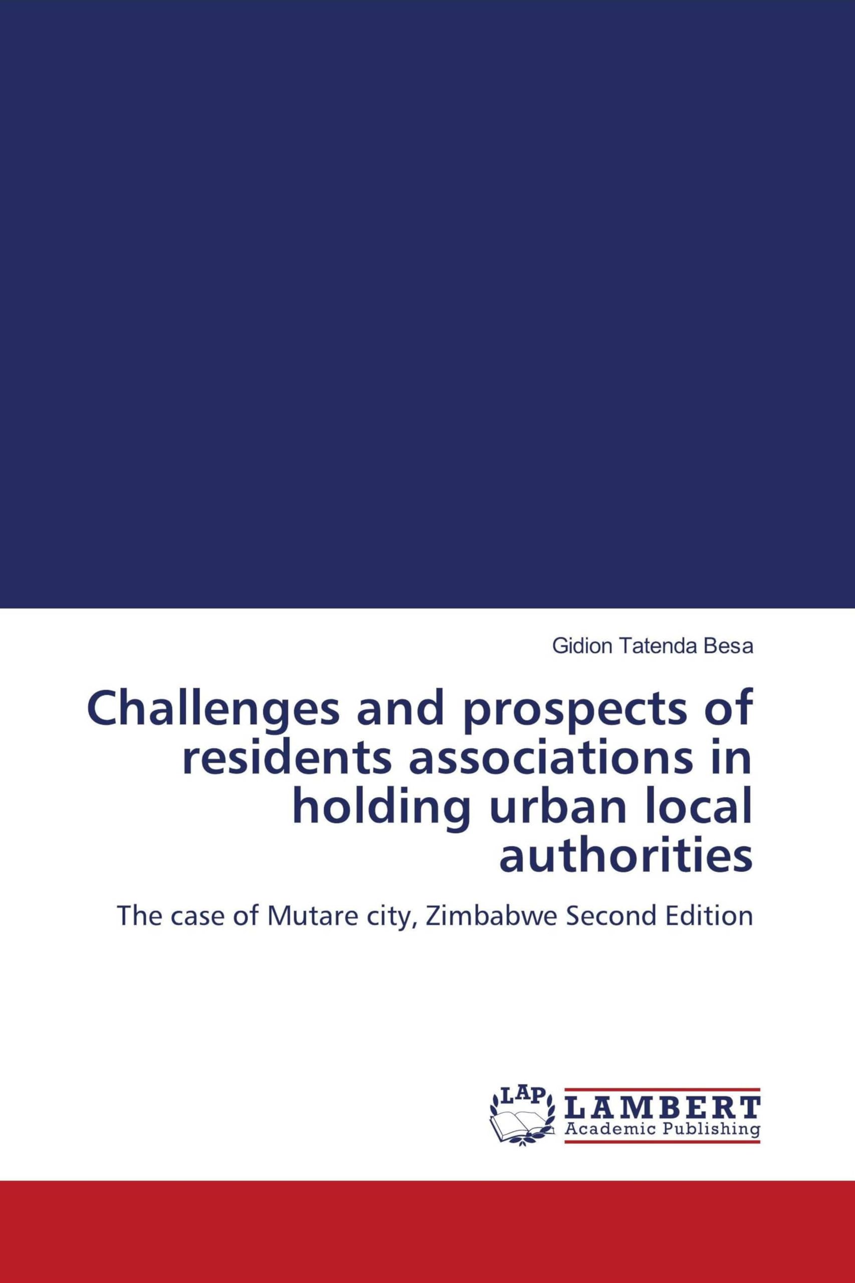 Challenges and prospects of residents associations in holding urban local authorities Law