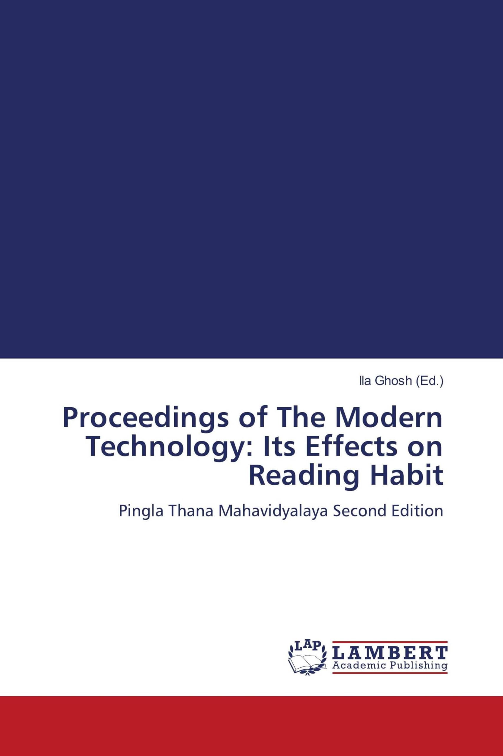 Proceedings of The Modern Technology: Its Effects on Reading Habit Law