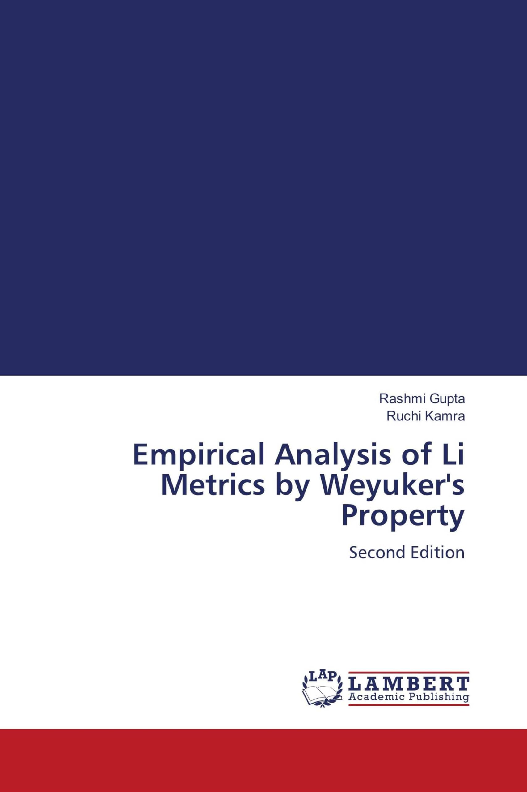Empirical Analysis of Li Metrics by Weyuker's Property Media & Communication