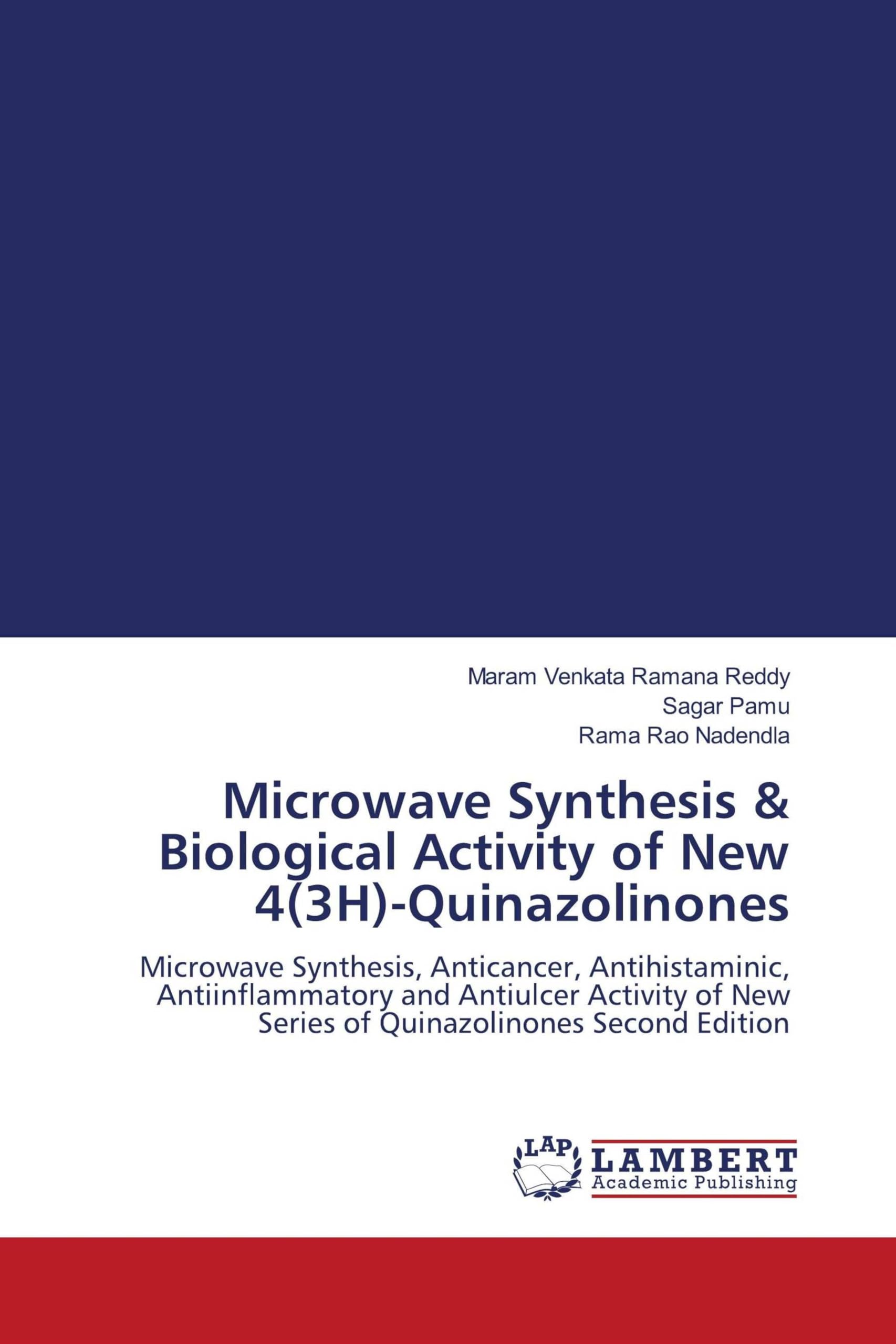 Microwave Synthesis & Biological Activity of New 4(3H)-Quinazolinones Medicine