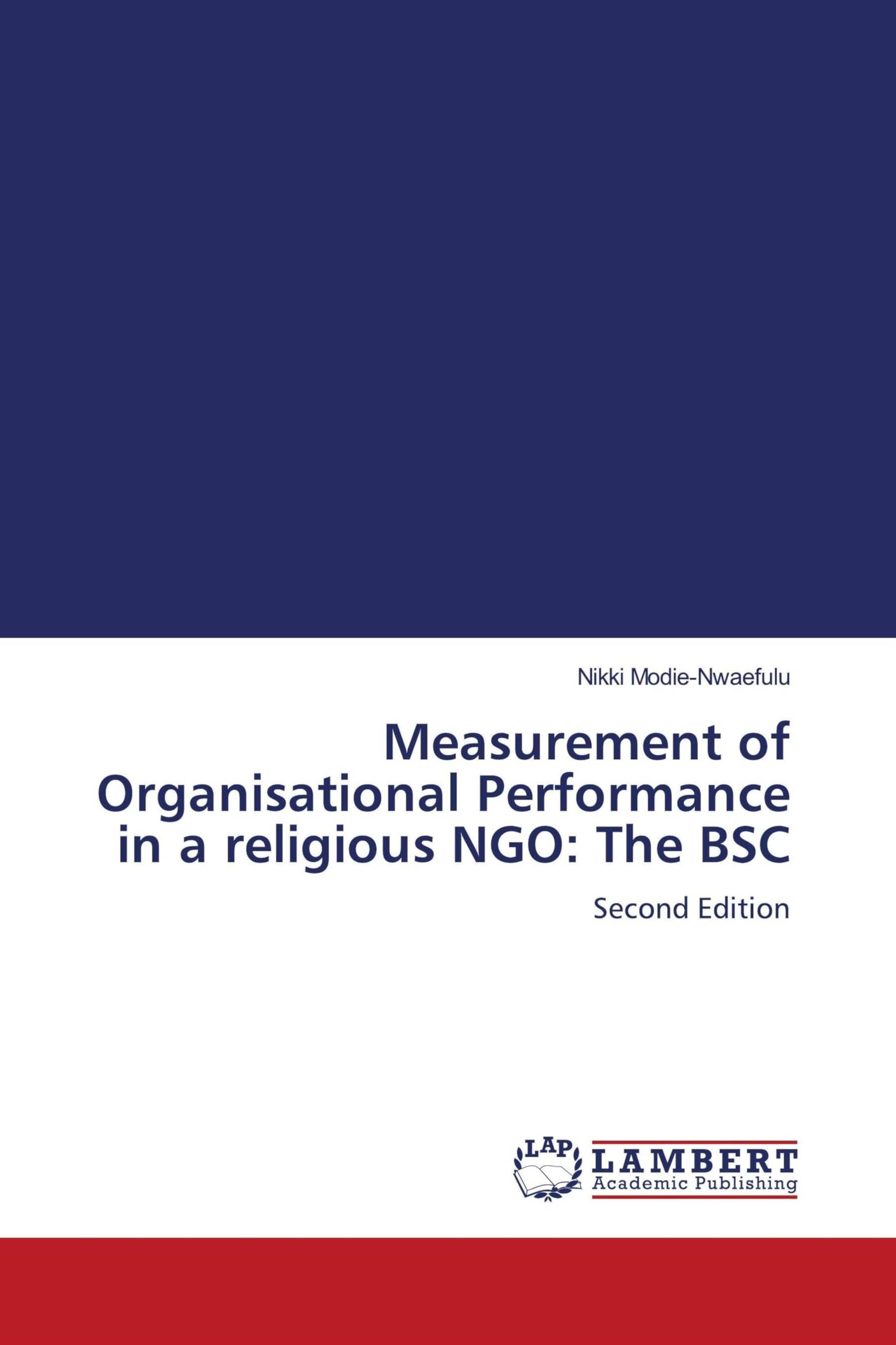 Measurement of Organisational Performance in a religious NGO: The BSC Law