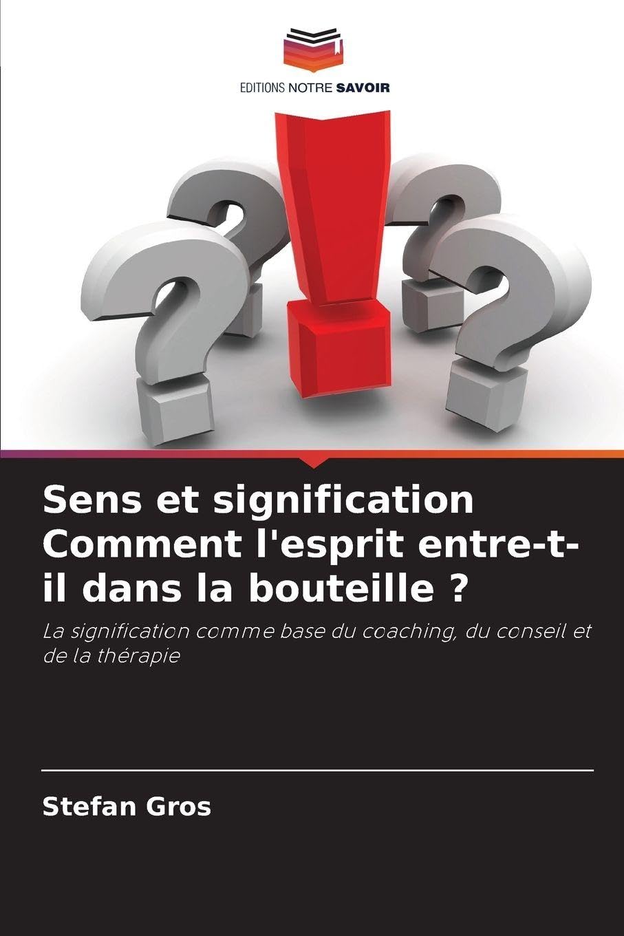 Sens et signification Comment l'esprit entre-t-il dans la bouteille ? Books