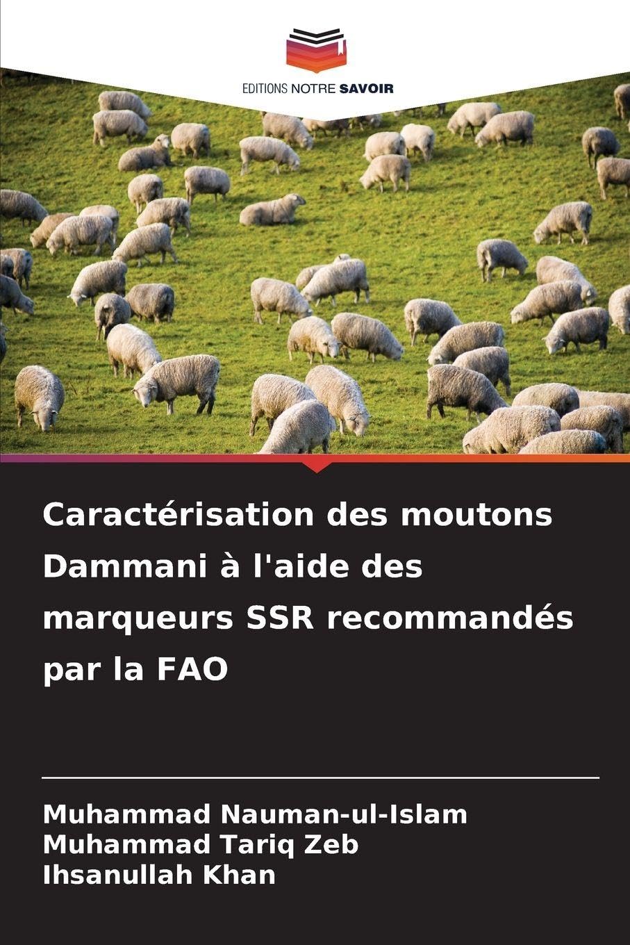 Caractérisation des moutons Dammani à l'aide des marqueurs SSR recommandés par la FAO Natural Sciences