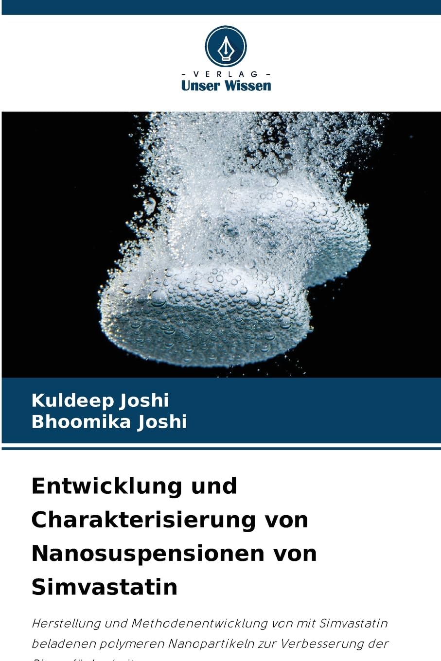Entwicklung und Charakterisierung von Nanosuspensionen von Simvastatin Natural Sciences