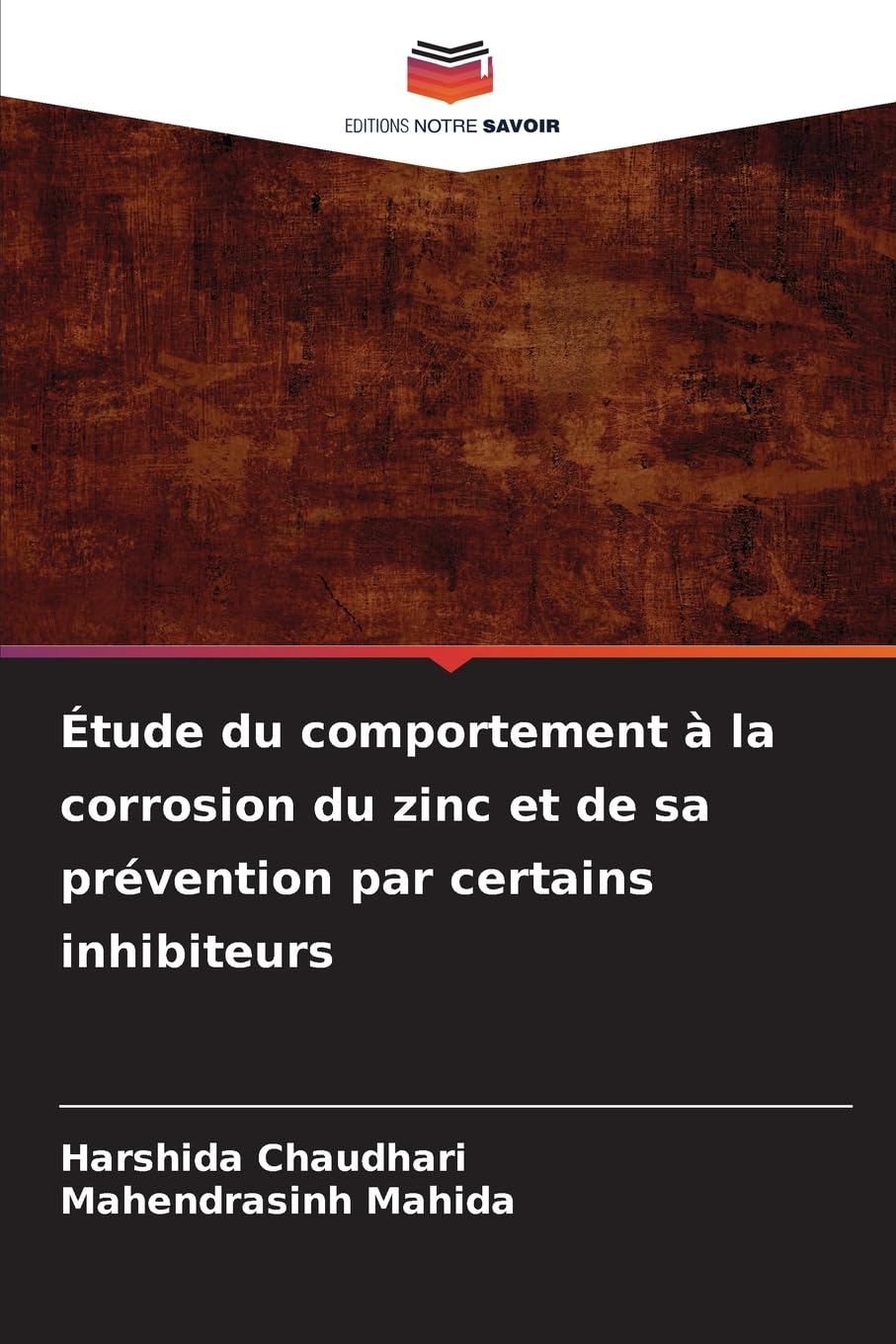 Étude du comportement à la corrosion du zinc et de sa prévention par certains inhibiteurs Natural Sciences