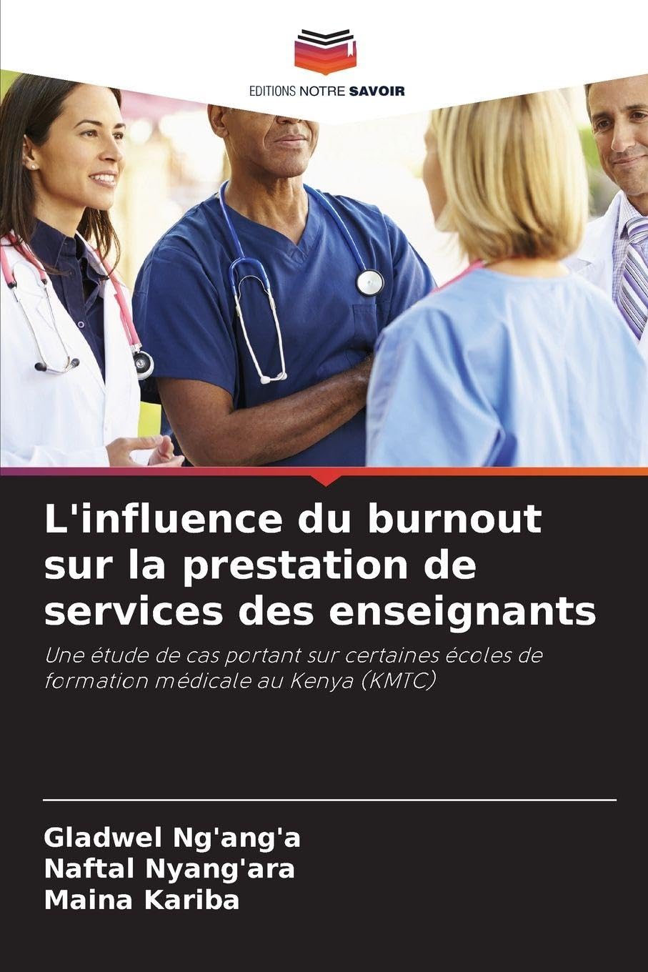 L'influence du burnout sur la prestation de services des enseignants Psychology
