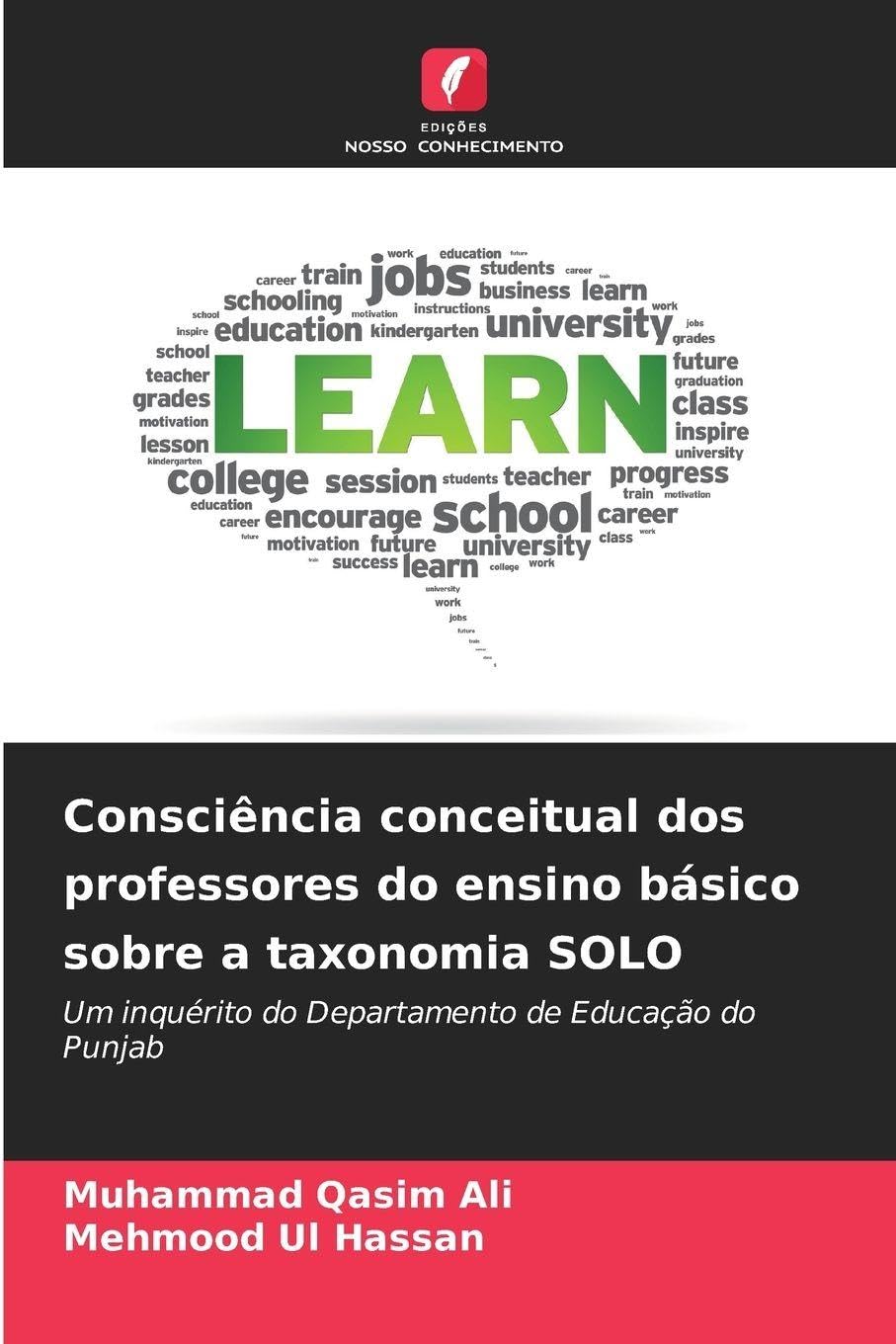 Consciência conceitual dos professores do ensino básico sobre a taxonomia SOLO Books