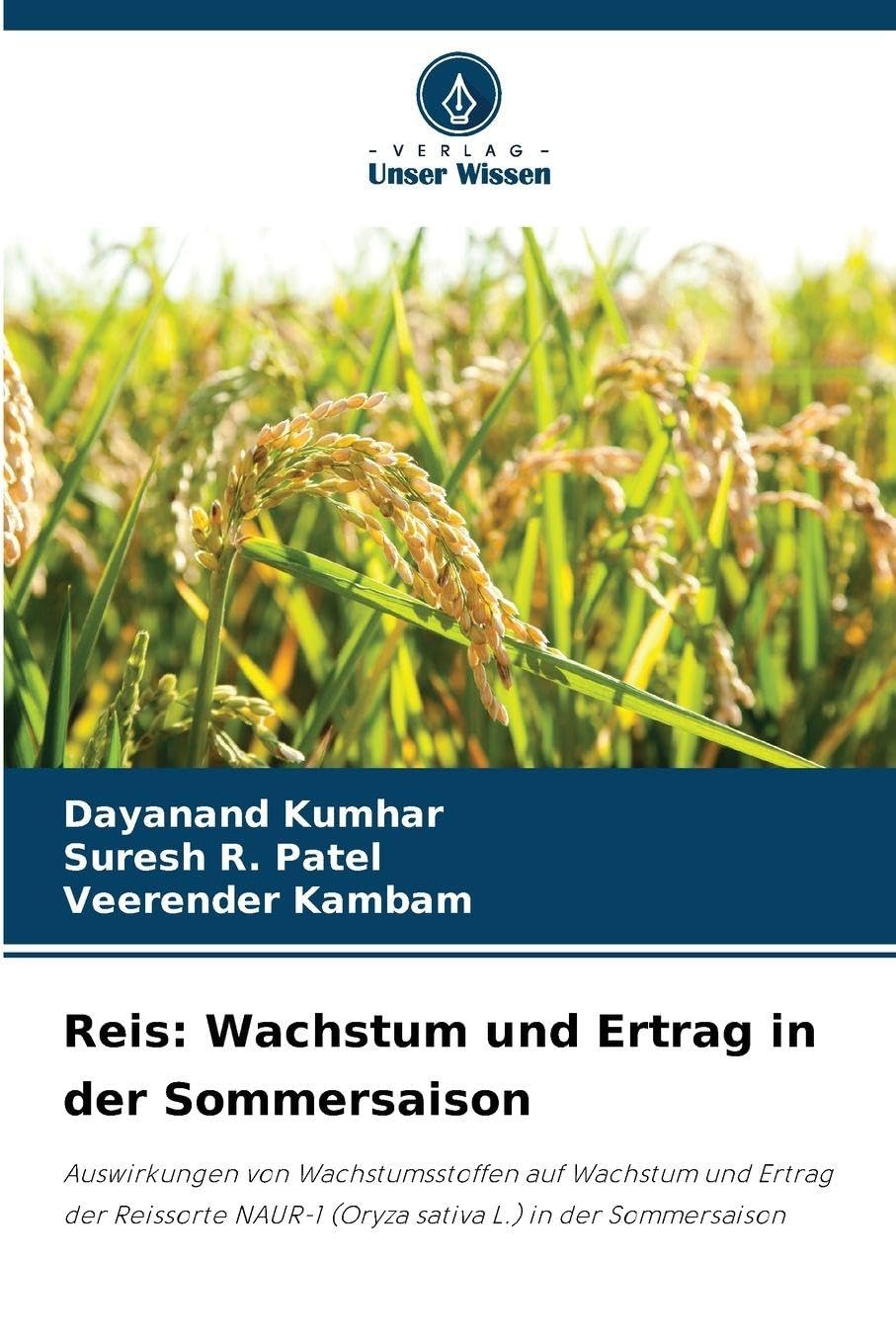 Reis: Wachstum und Ertrag in der Sommersaison Natural Sciences