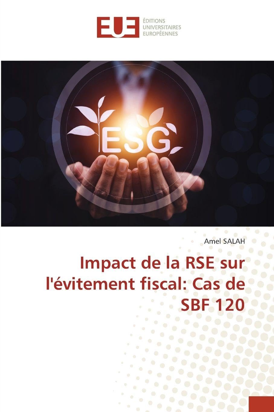 Impact de la RSE sur l'évitement fiscal: Cas de SBF 120 Law