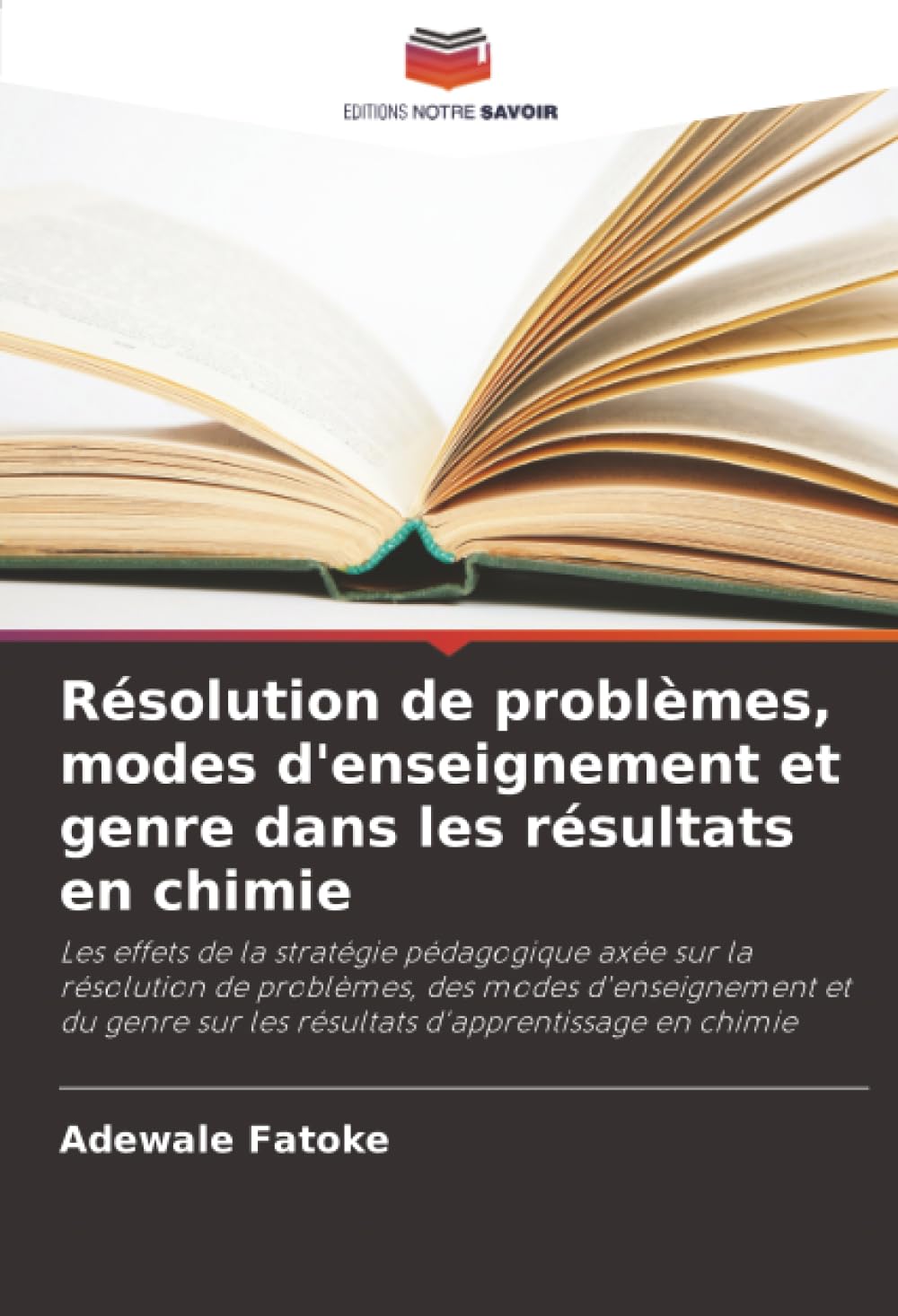 Résolution de problèmes, modes d'enseignement et genre dans les résultats en chimie Business, Finance & Career
