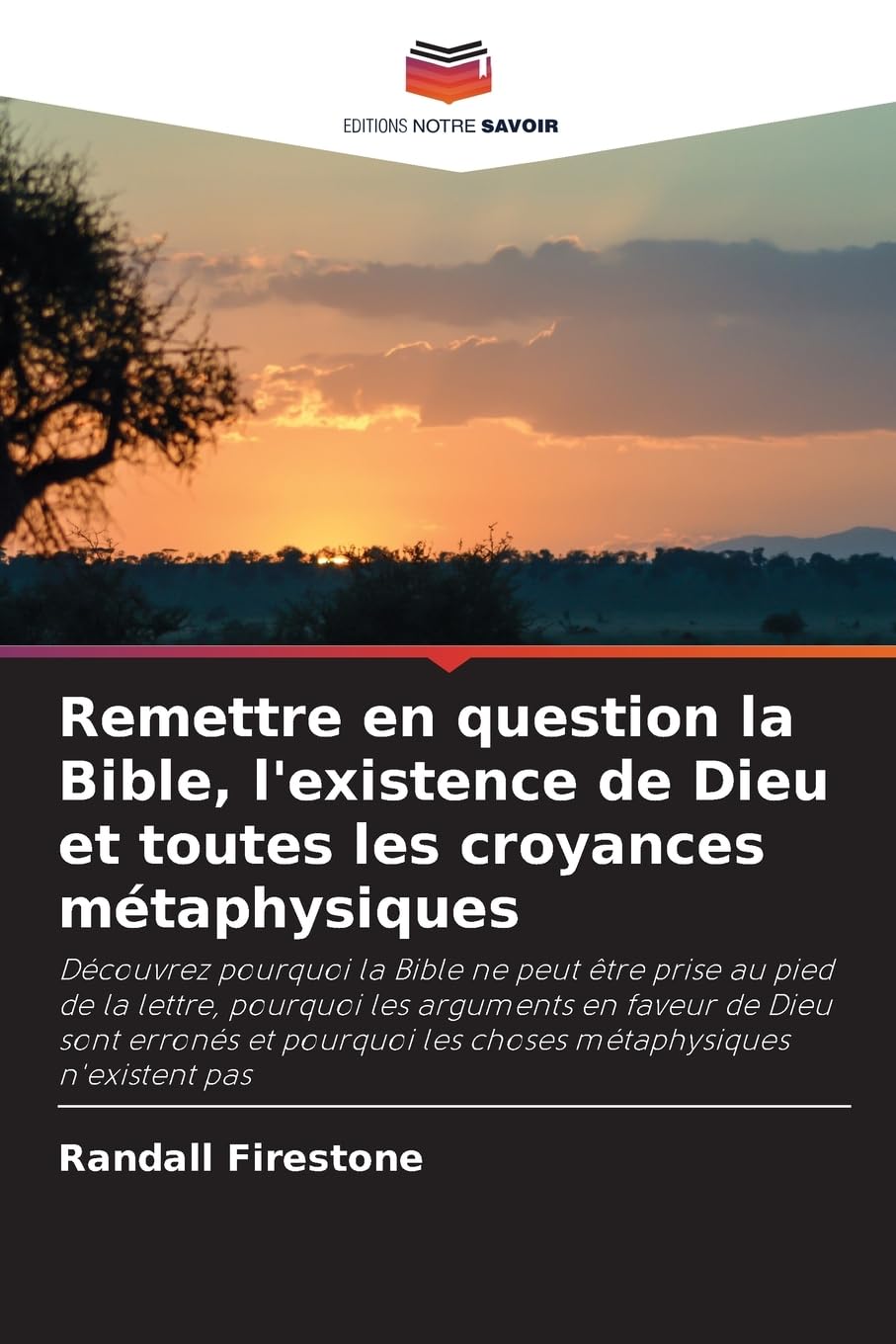 Remettre en question la Bible, l'existence de Dieu et toutes les croyances métaphysiques Philosophy