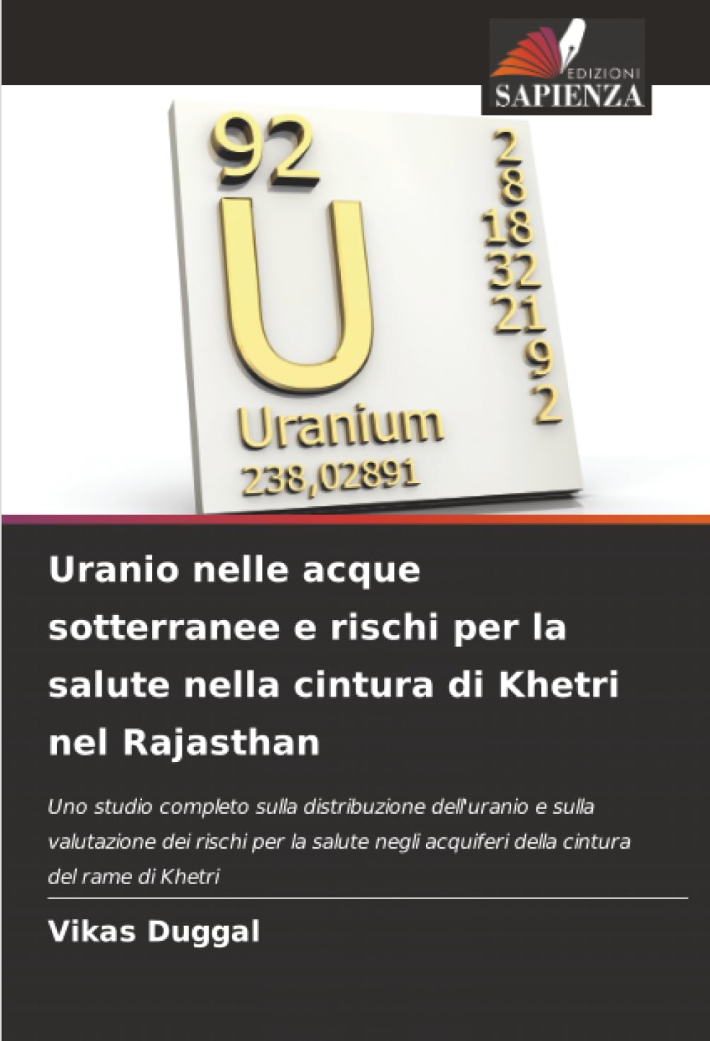 Uranio nelle acque sotterranee e rischi per la salute nella cintura di Khetri nel Rajasthan Books