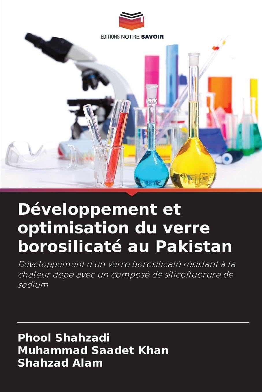 Développement et optimisation du verre borosilicaté au Pakistan Natural Sciences