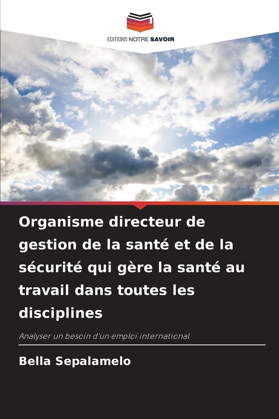 Organisme directeur de gestion de la santé et de la sécurité qui gère la santé au travail dans toutes les disciplines Law