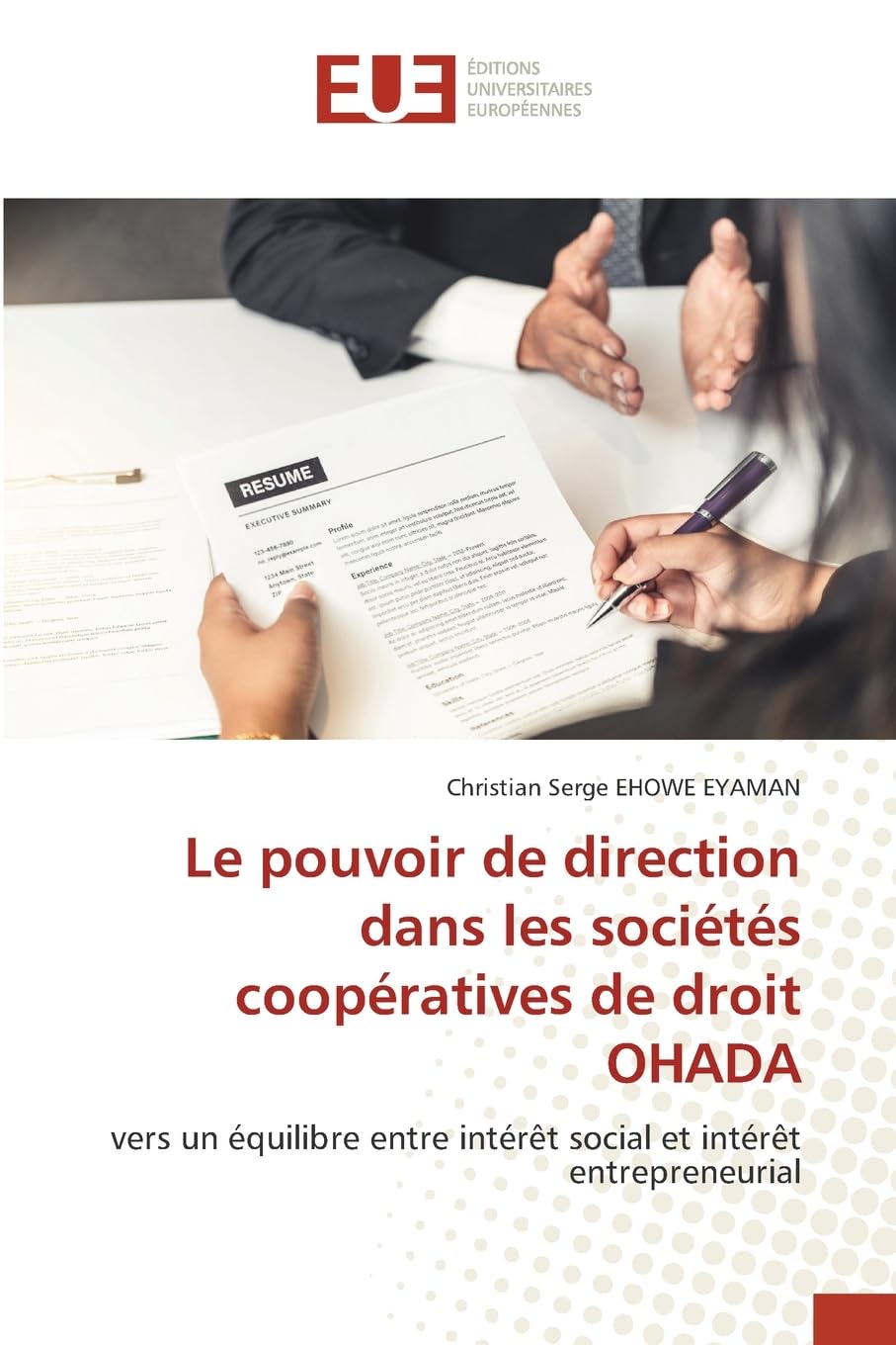 Le pouvoir de direction dans les sociétés coopératives de droit OHADA Law