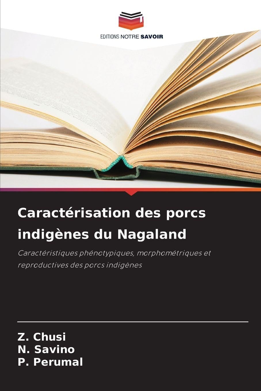 Caractérisation des porcs indigènes du Nagaland Natural Sciences