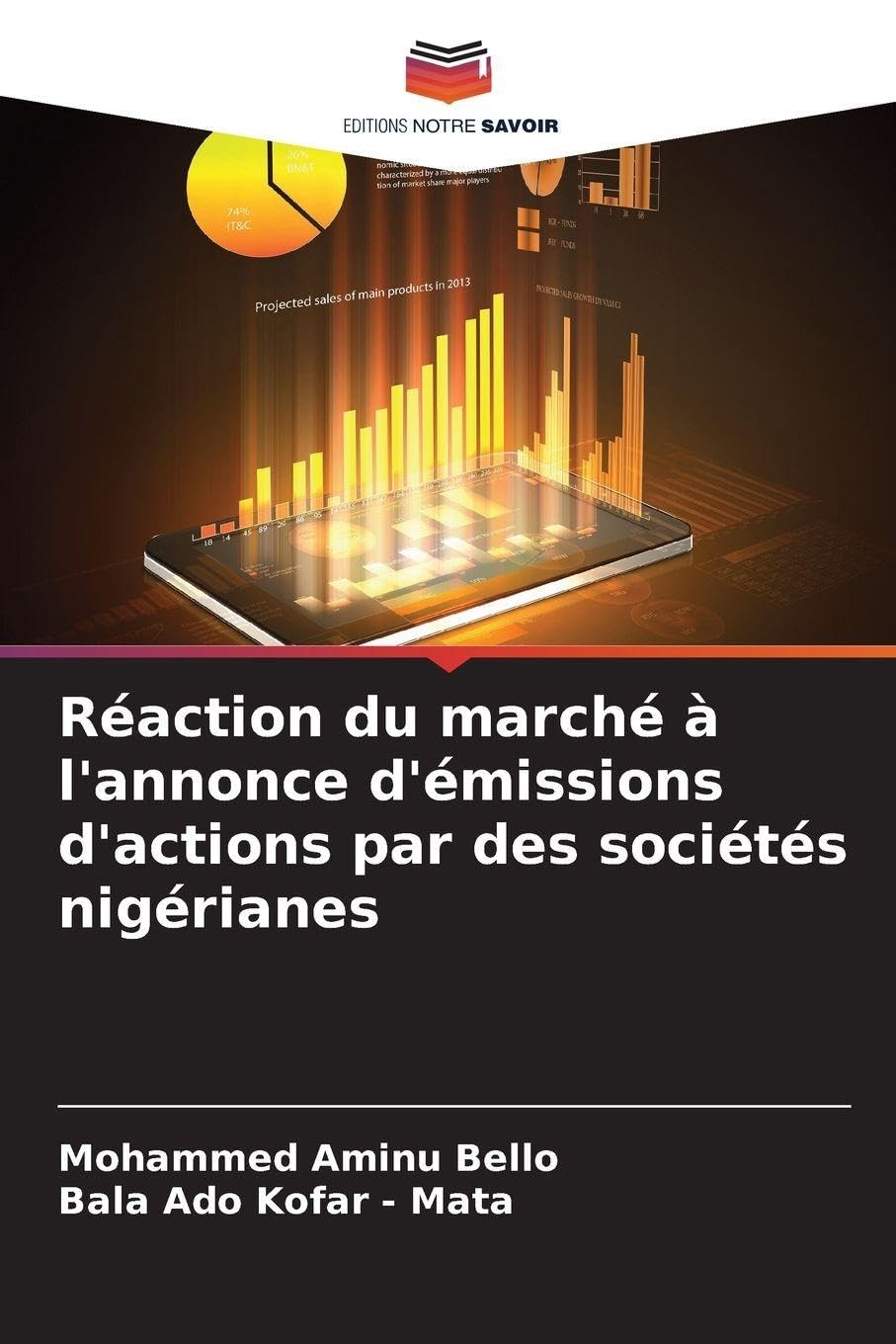 Réaction du marché à l'annonce d'émissions d'actions par des sociétés nigérianes Law