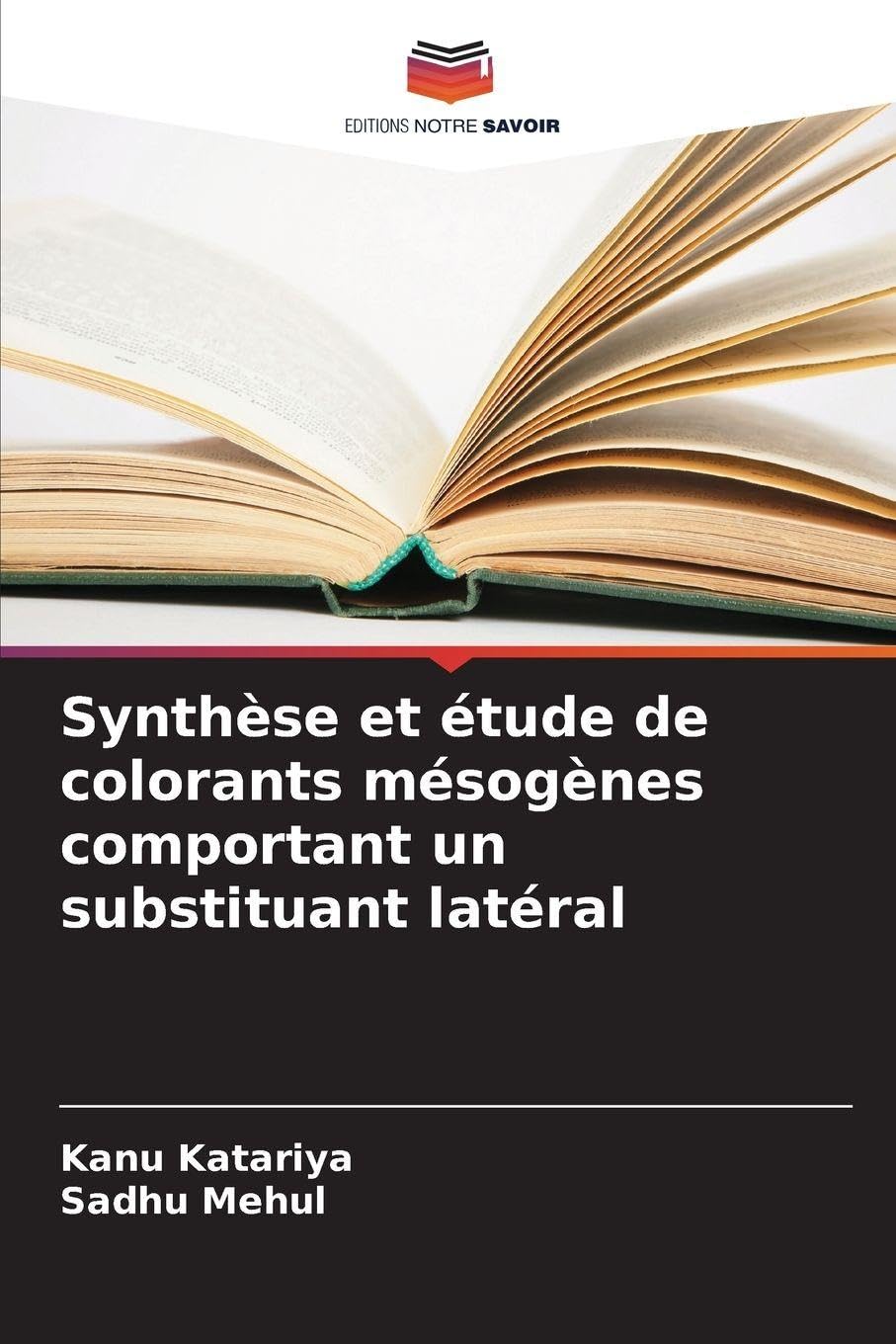 Synthèse et étude de colorants mésogènes comportant un substituant latéral Books