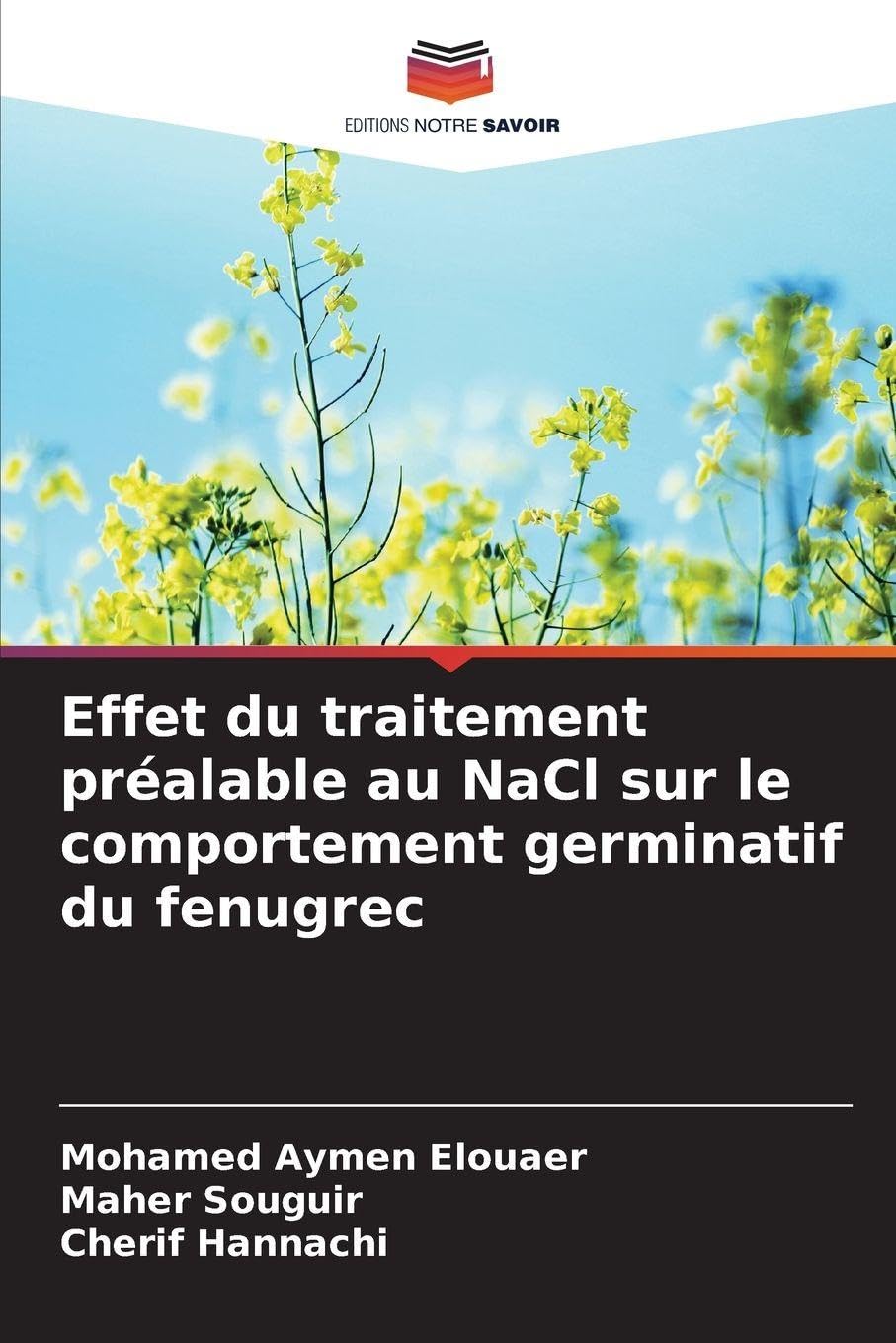 Effet du traitement préalable au NaCl sur le comportement germinatif du fenugrec Natural Sciences