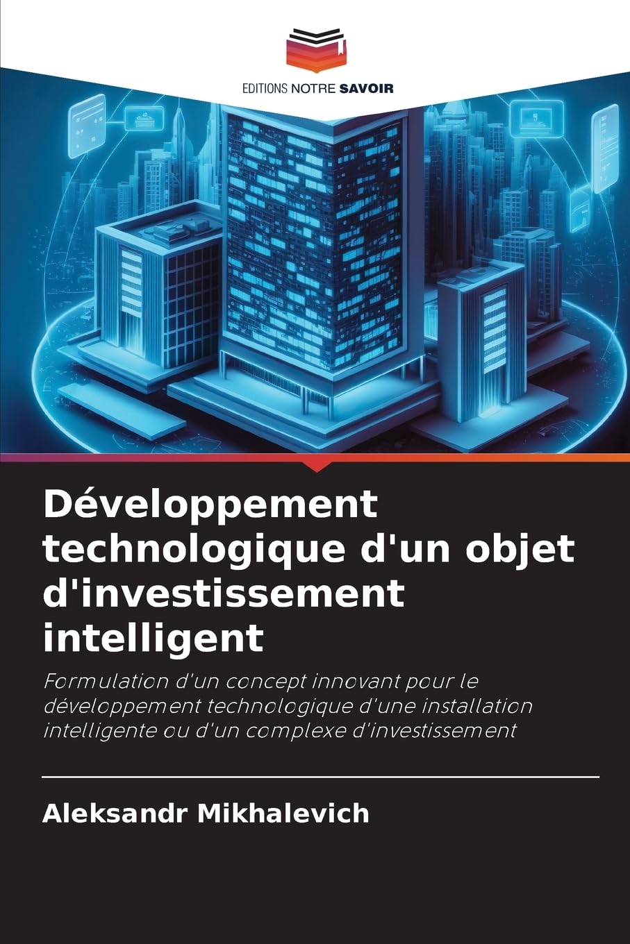Développement technologique d'un objet d'investissement intelligent Computer Science