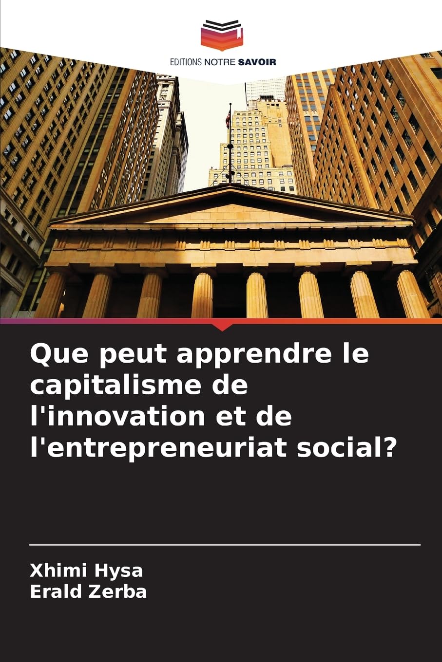 Que peut apprendre le capitalisme de l'innovation et de l'entrepreneuriat social? Law