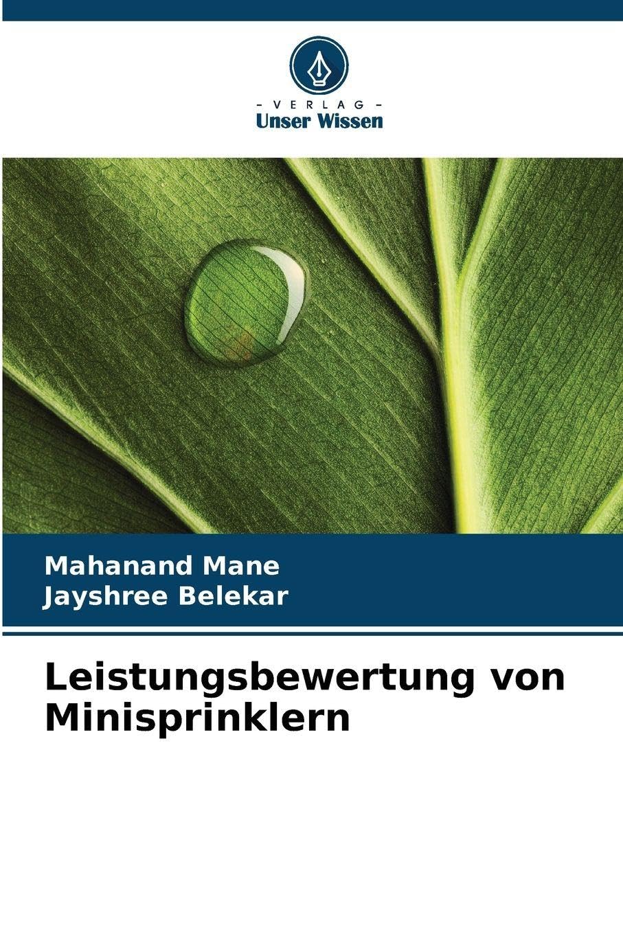 Leistungsbewertung von Minisprinklern Natural Sciences