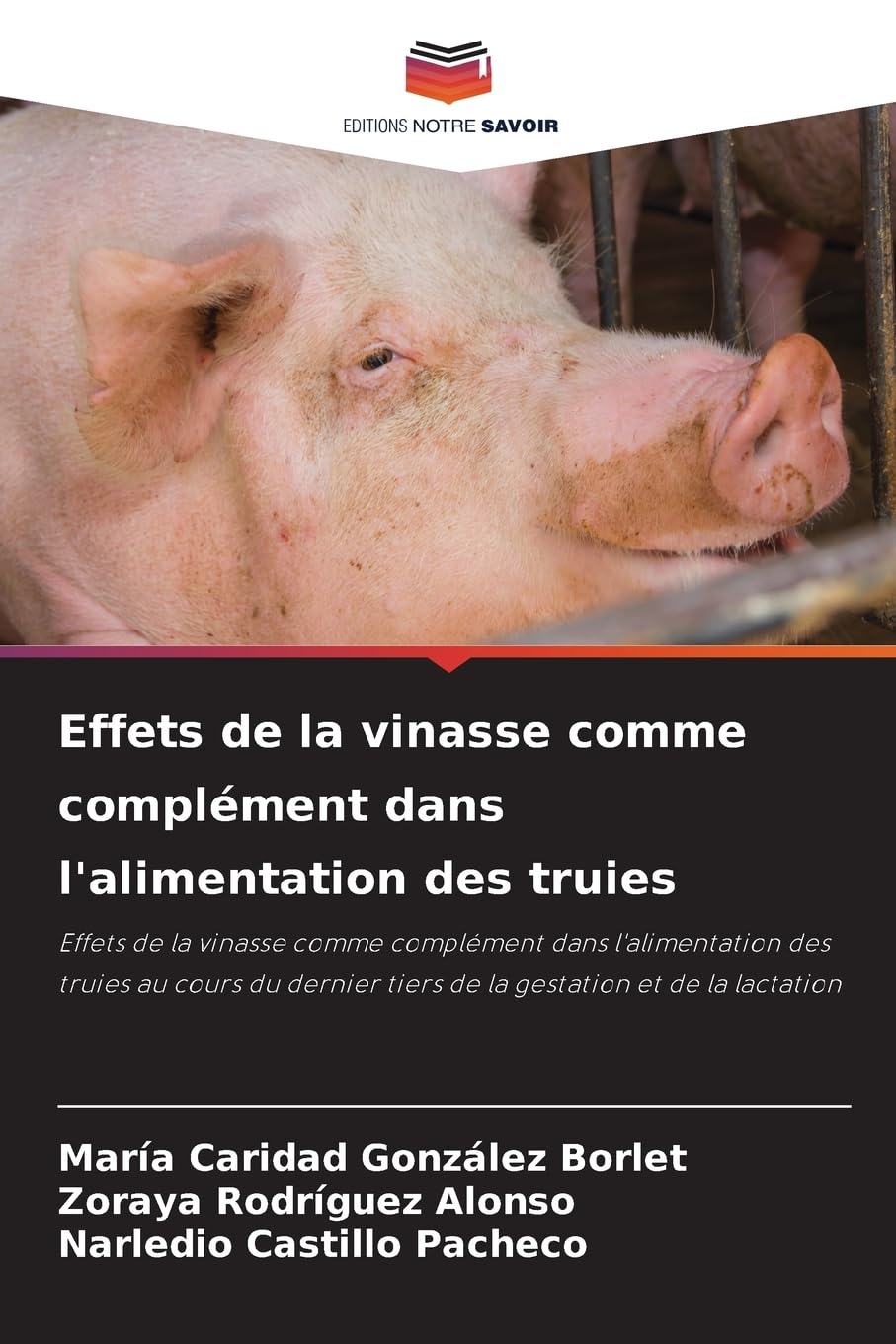 Effets de la vinasse comme complément dans l'alimentation des truies Natural Sciences