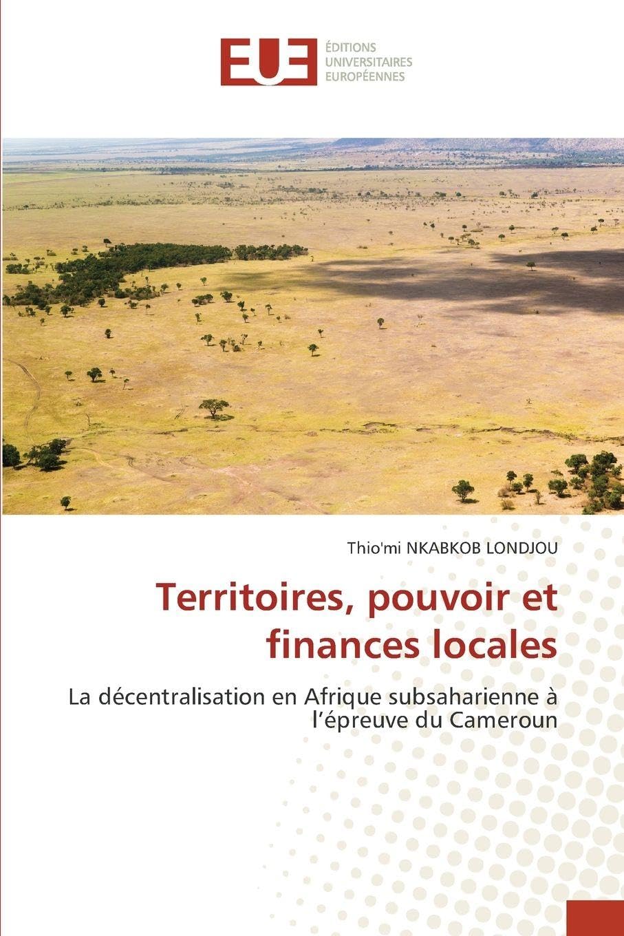 Territoires, pouvoir et finances locales Law