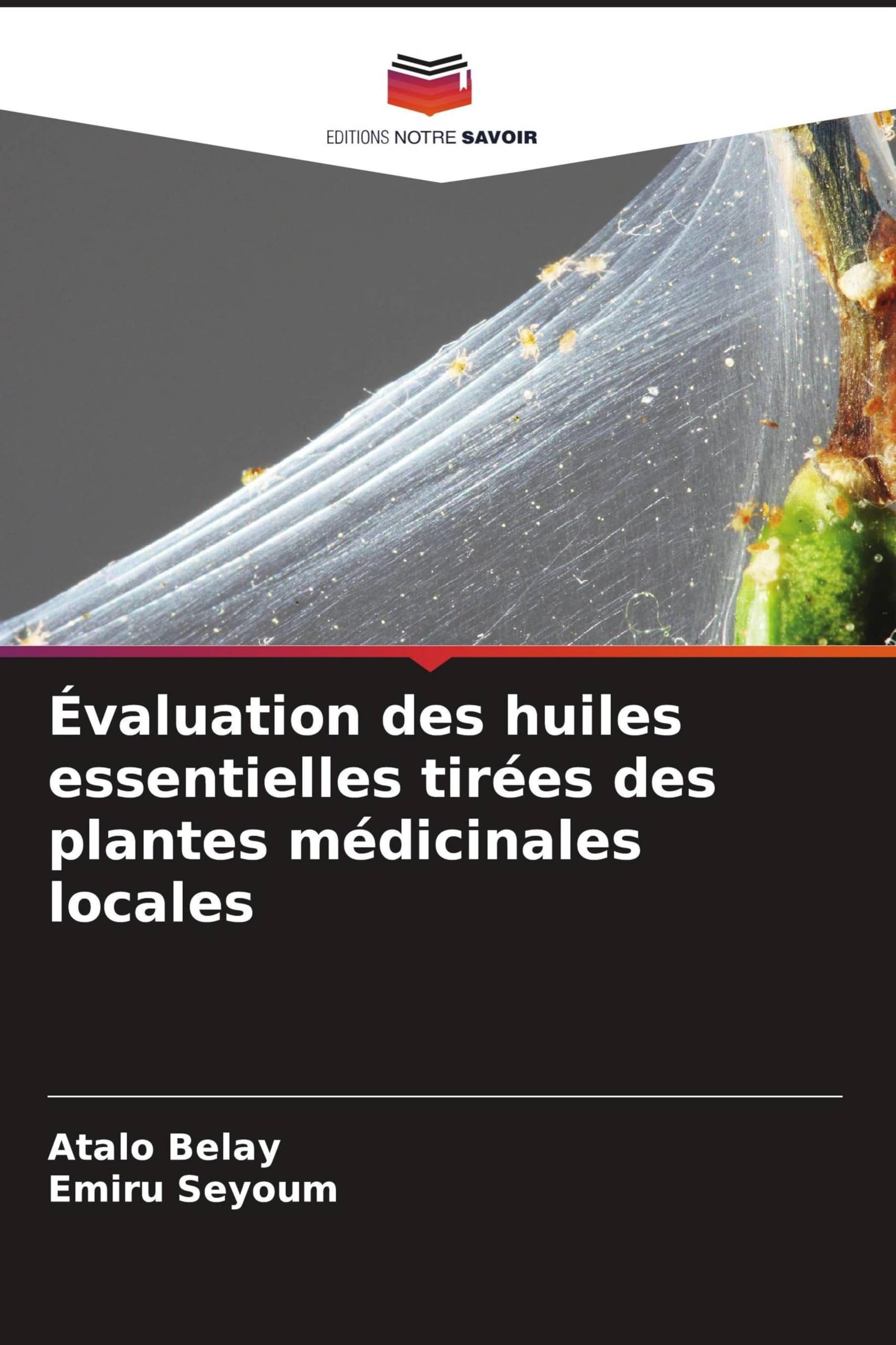 Évaluation des huiles essentielles tirées des plantes médicinales locales Books