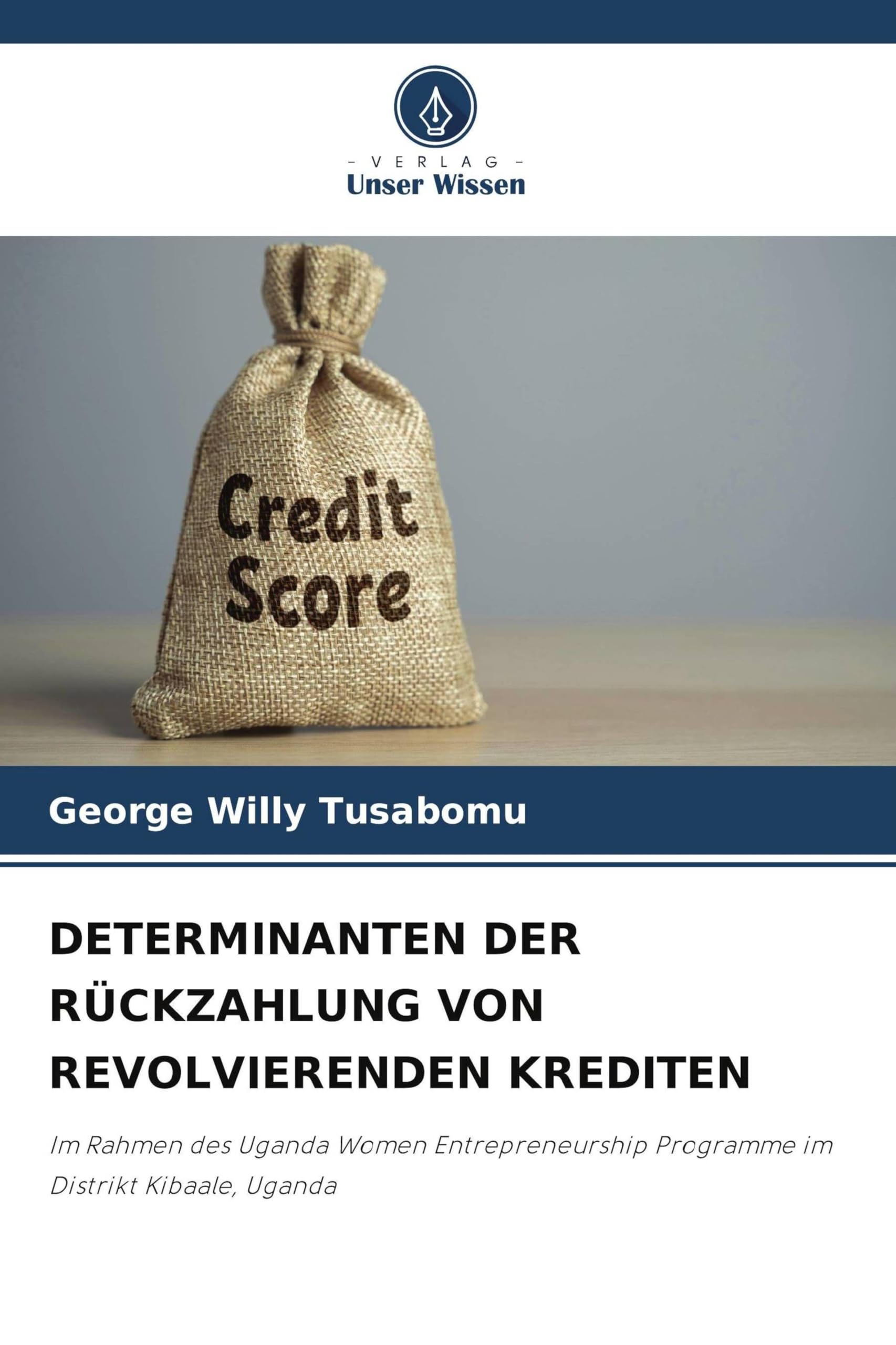 DETERMINANTEN DER RÜCKZAHLUNG VON REVOLVIERENDEN KREDITEN Books