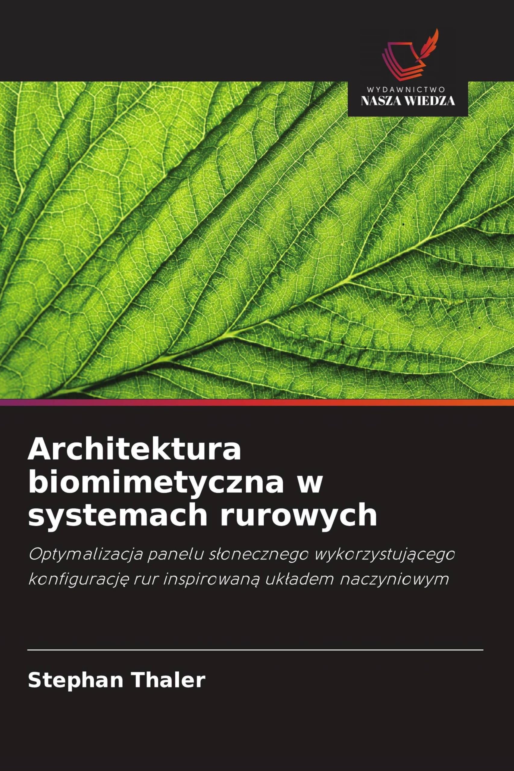 Architektura biomimetyczna w systemach rurowych Books