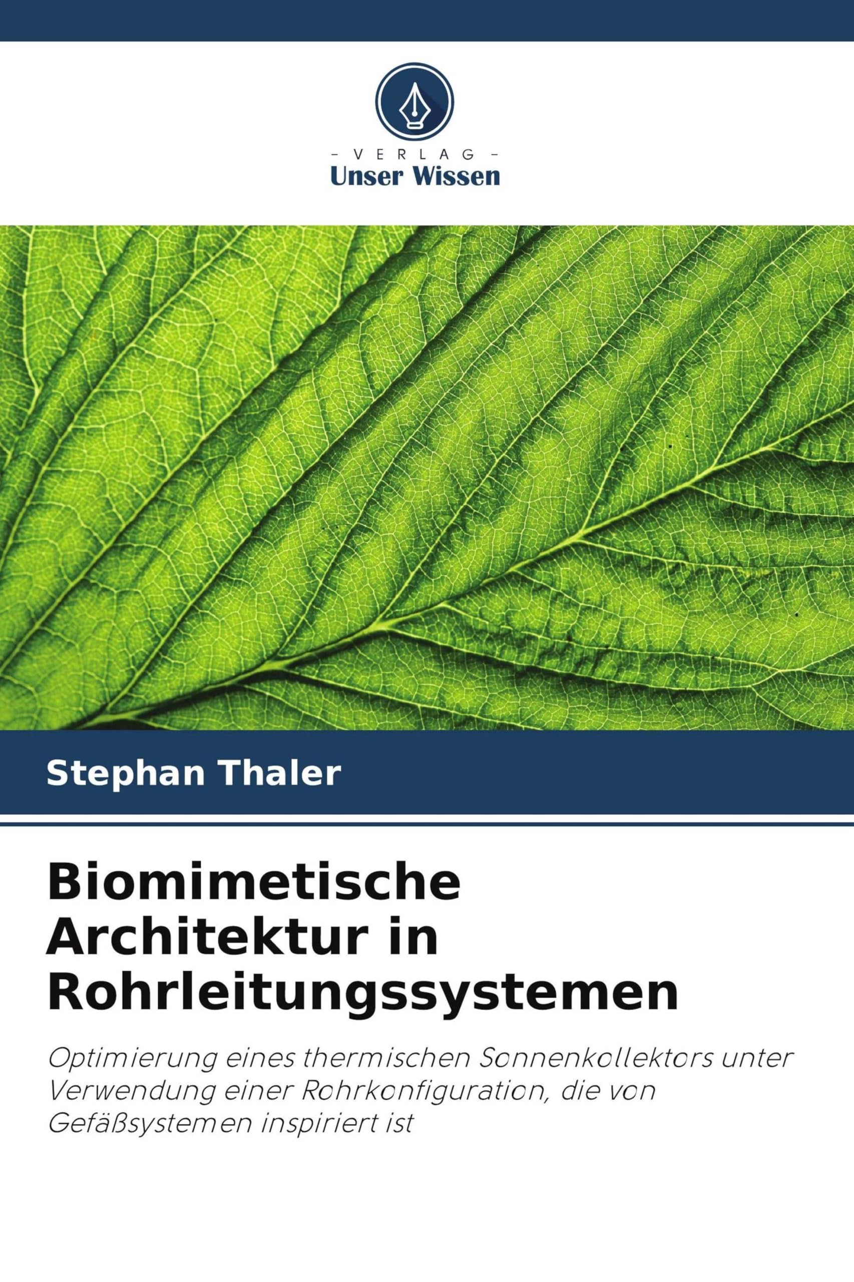 Biomimetische Architektur in Rohrleitungssystemen Books