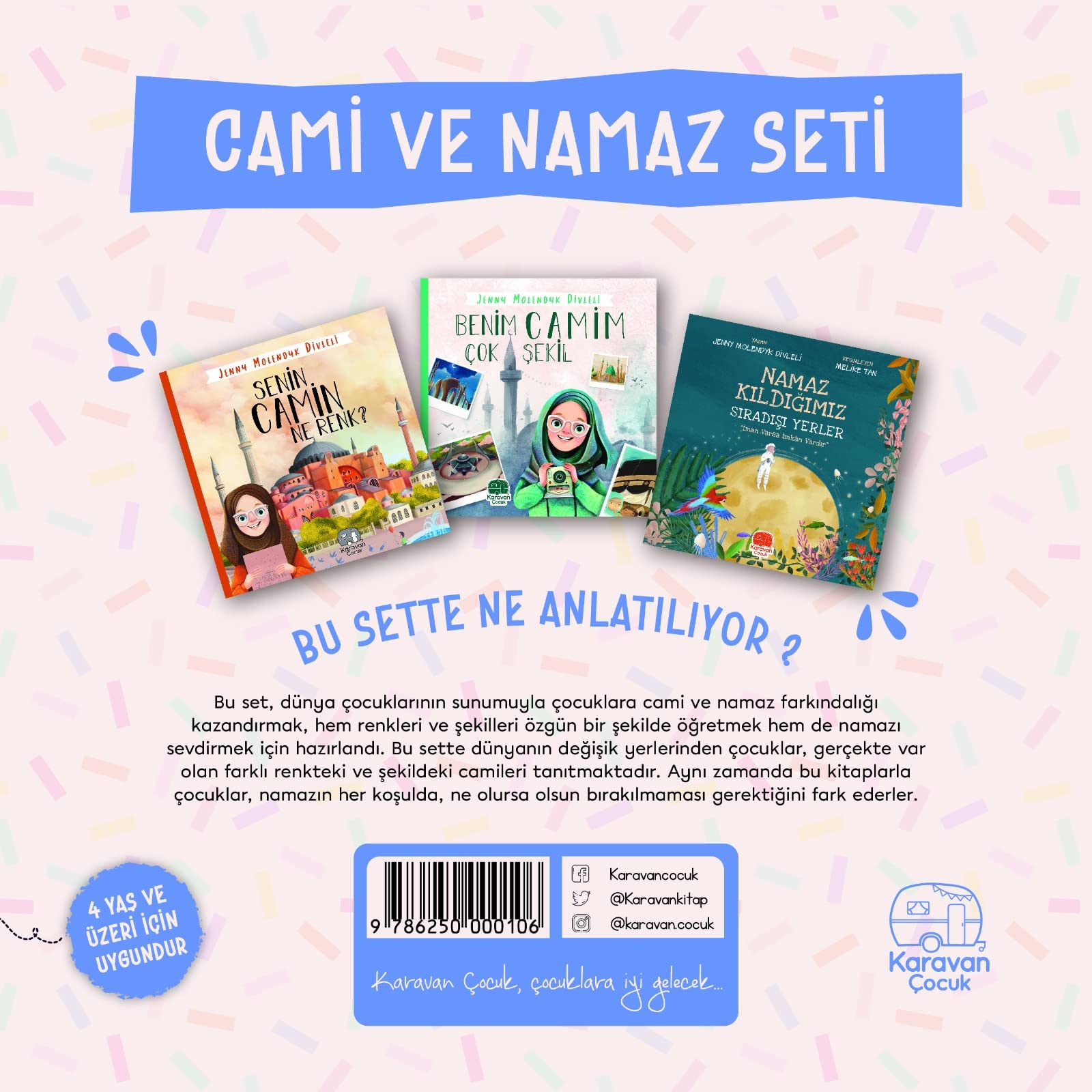Cami ve Namaz Seti 3 Kitap Books