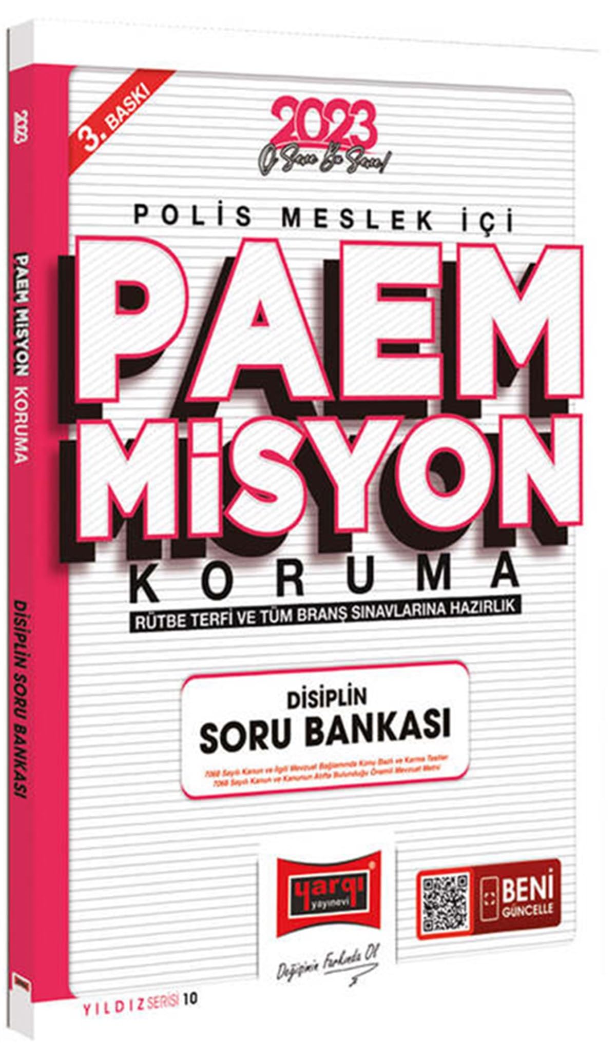 2023 Yıldız Serisi PAEM Misyon Koruma Rütbe Terfi ve Tüm Branş Sınavlarına Hazırlık Disiplin Soru Bankası Books