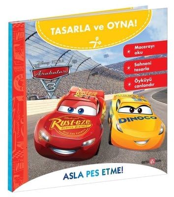 Disney Pixar - Tasarla ve Oyna Arabalar 3 - Asla Pes Etme Books